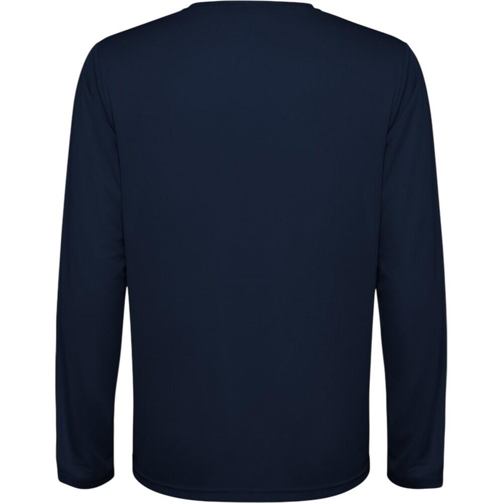 Camiseta Estoril de Manga Larga para Adultos Unisex Azul Marino 2/3