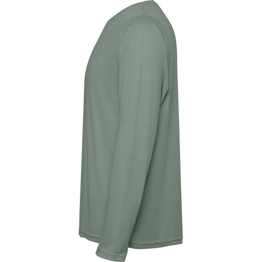 Tshirt Manches Longues ESTORIL Enfant (Vert Laurier) 3/4