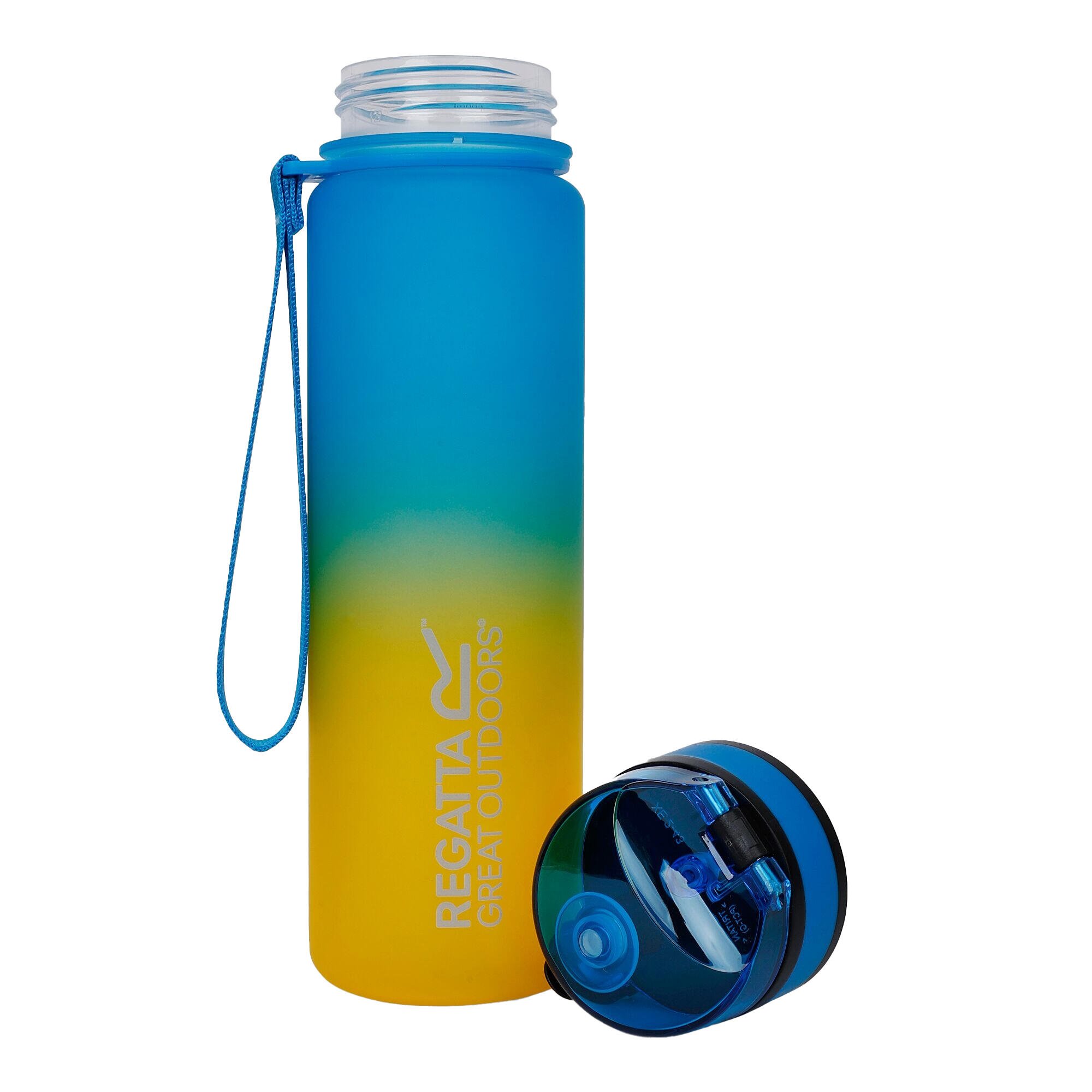 Groot Buiten 0.6L Tritan Dranken Flip Fles (Oxford Blauw/Zonsondergang) 3/5