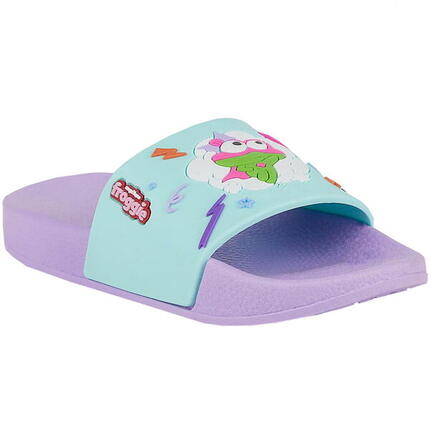 Chanclas Ruki para Niños/Niñas Violeta, Verde