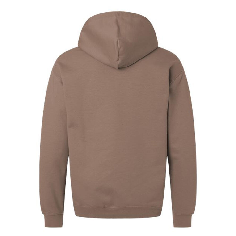 Sweat Uni À Capuche SOFTSTYLE Adulte (Marron Clair) 2/2