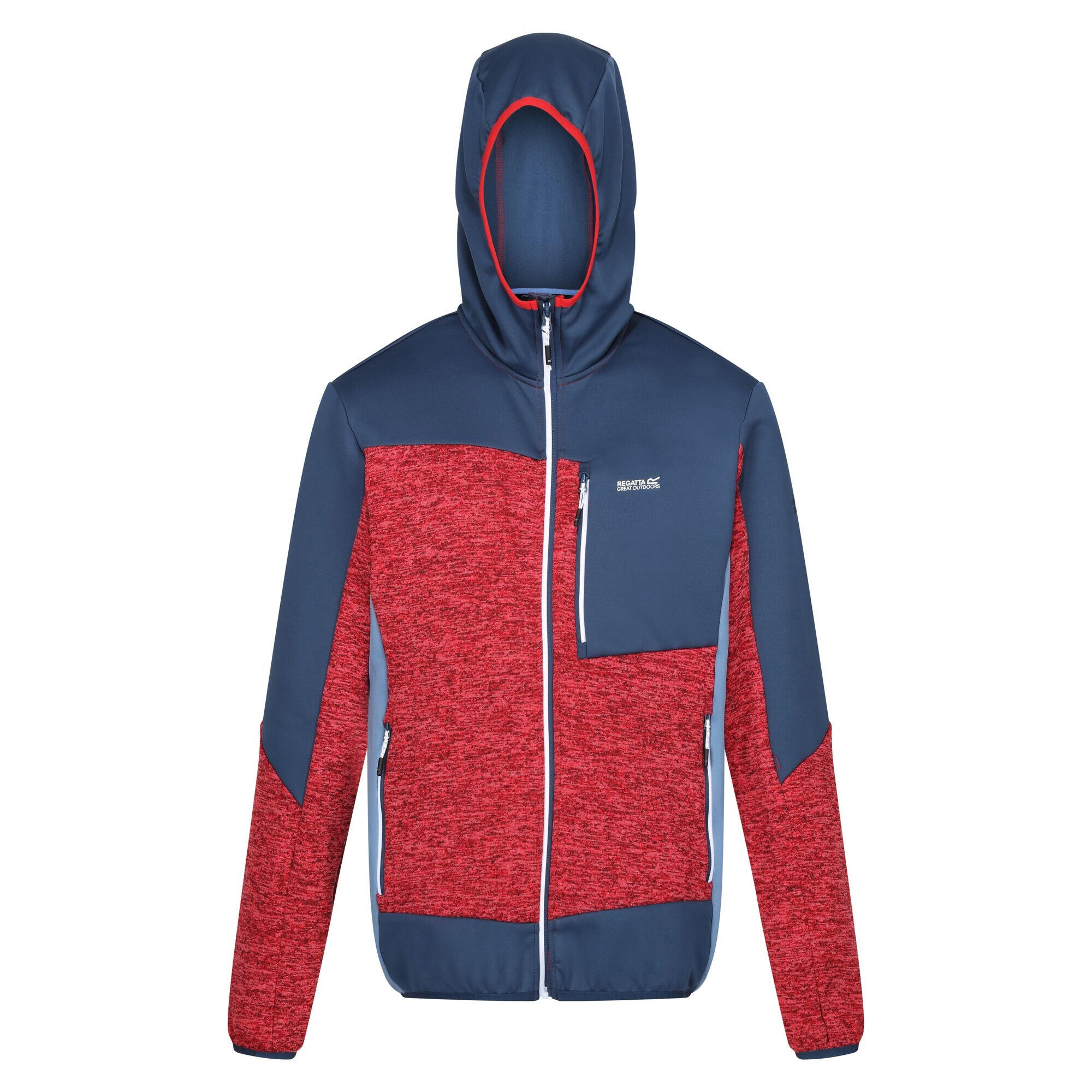 Bluza Polarowa Męska Melanżowy Z Kapturem Cadford VI