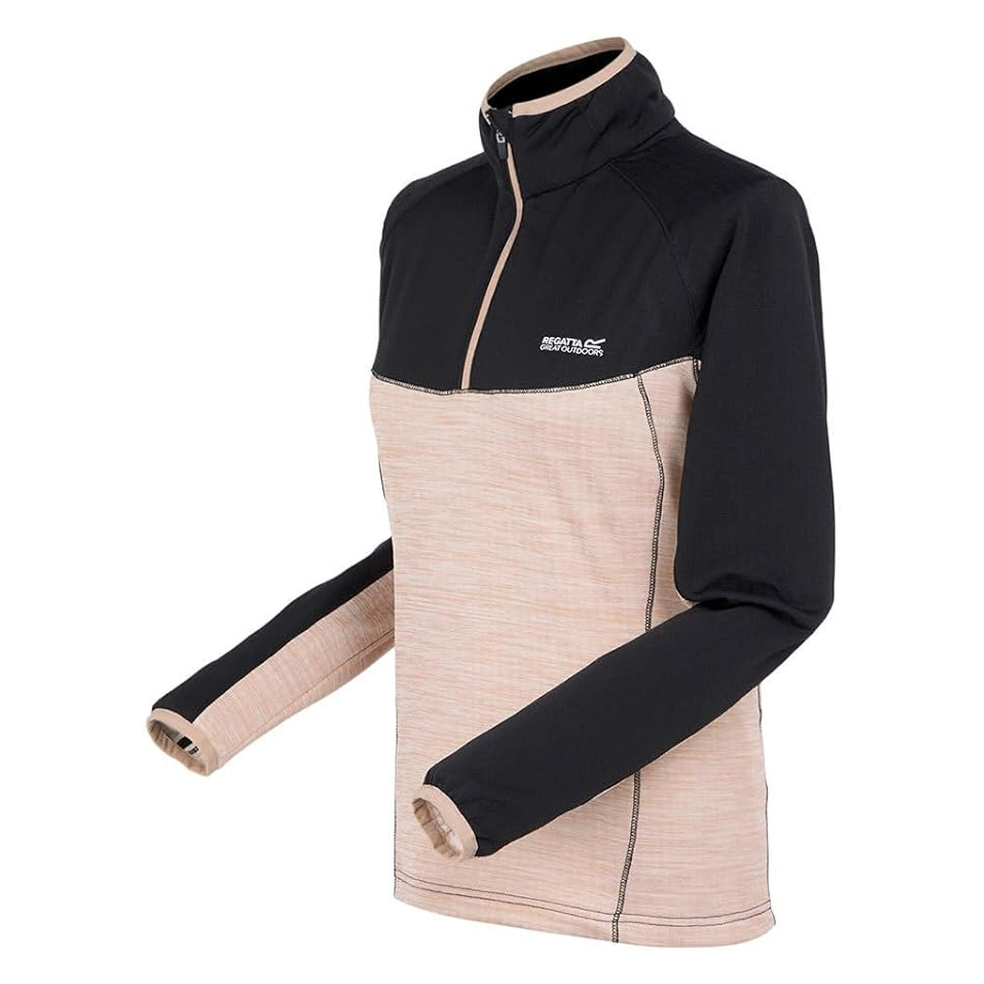 Pile Donna Regatta Hepley Nero Grigio Caldo Marna 3/4