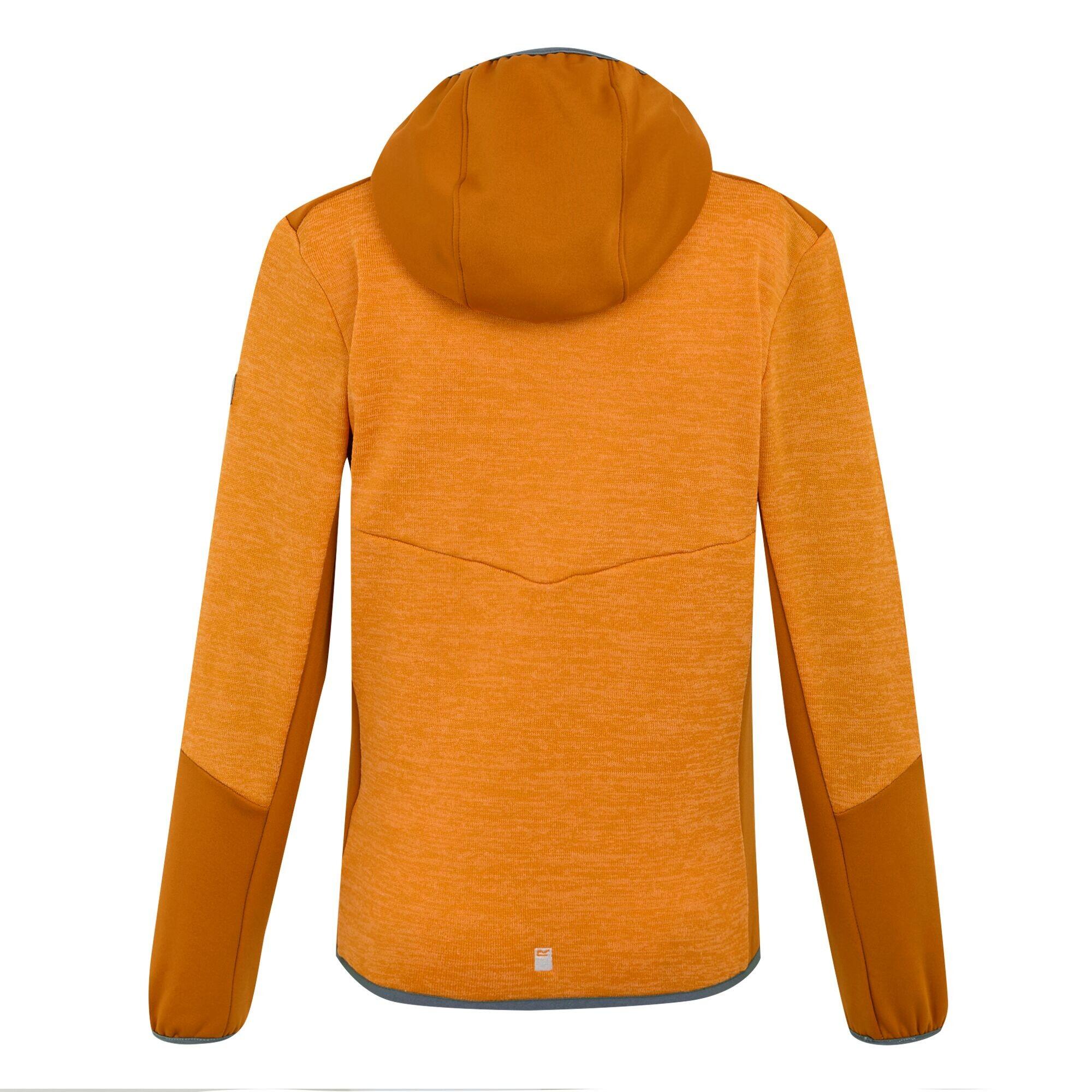 Veste À Capuche DISSOLVER Enfant (Jaune Orangé Vif / Gris Orageux) 2/5