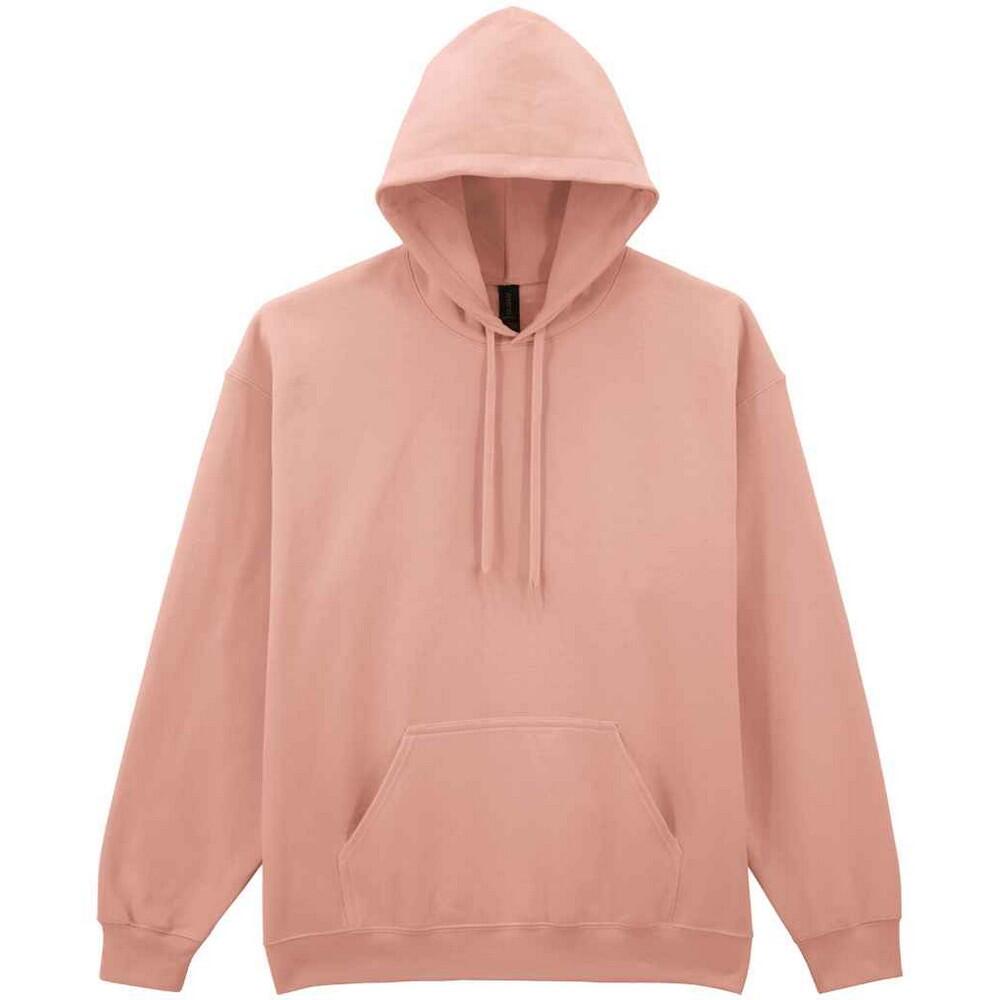 Sweat Uni À Capuche SOFTSTYLE Homme (Rose Pâle) 2/3