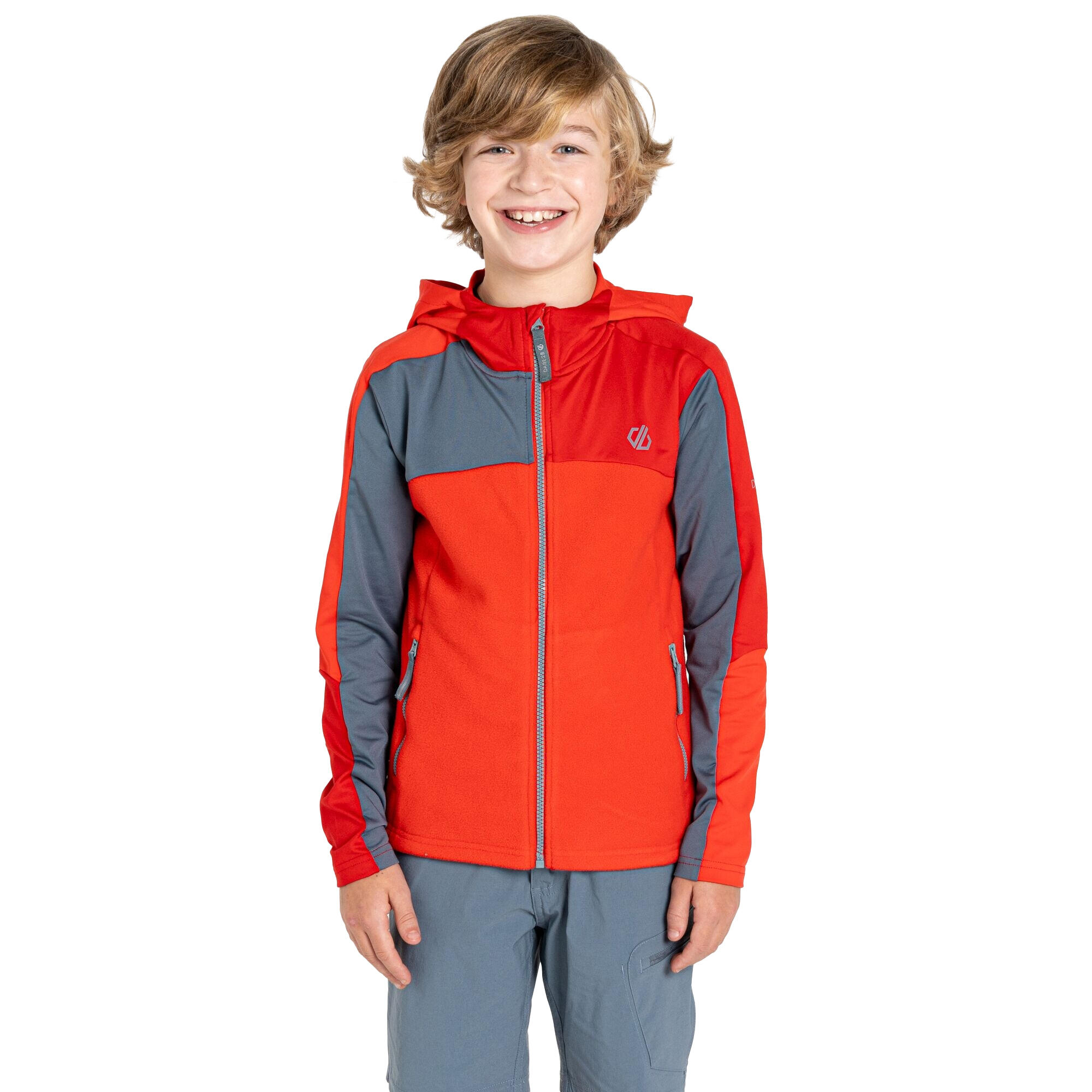 Childrens/Kids Thriving IV Fleece Jacket (Danger Red/Stormy Weather/Seville) 4/5