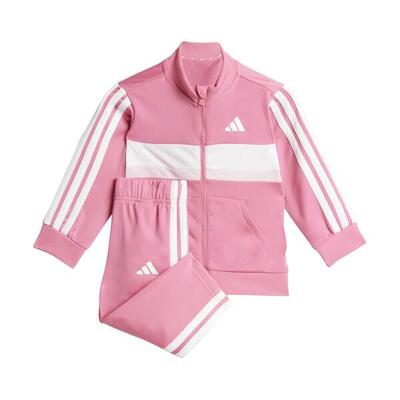 Trainingspak tiberio 3 stripes tricot roze - jw4981