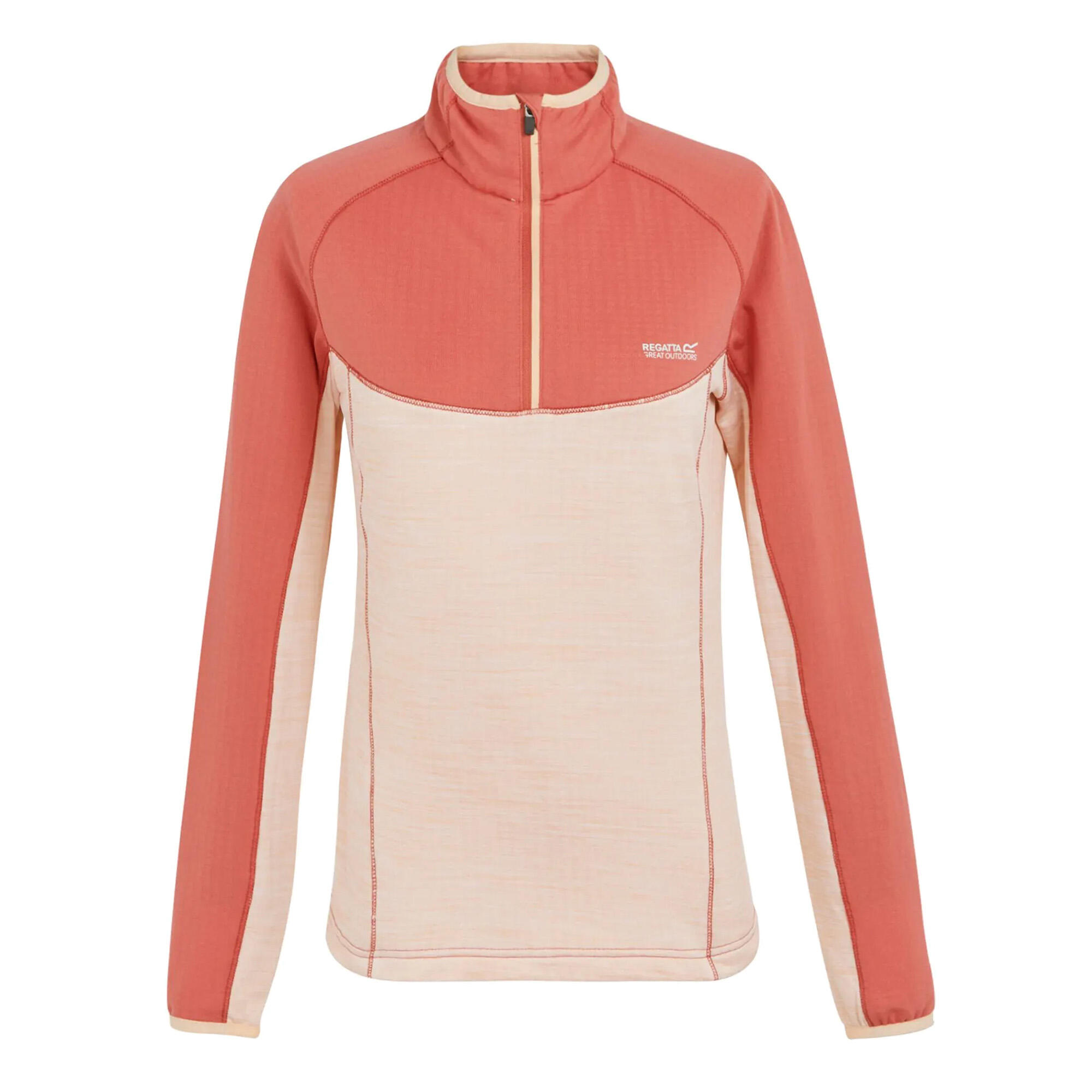 Regatta - Polaire Hepley Femme (rouge Clair / Pêche Chiné) - Sweat-shirt - Rose|rouge - Decathlon