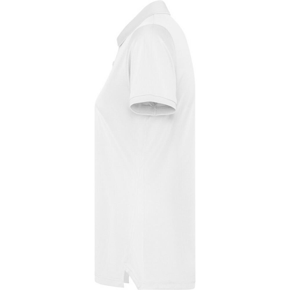 Polo Manches Courtes TORMO Femme (Blanc) 3/4