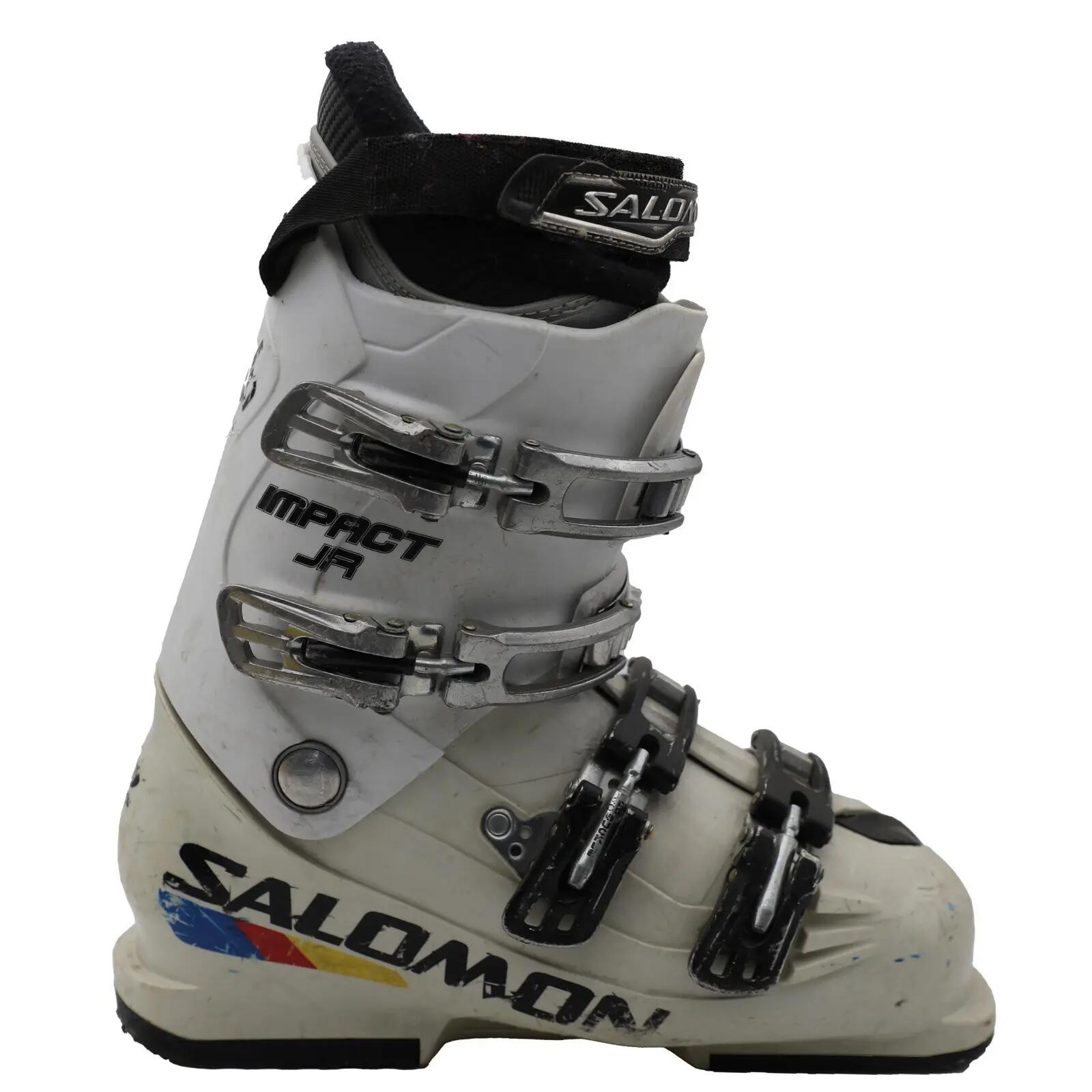 RECONDITIONNE - Chaussure De Ski Junior Salomon Impact Jr_4 Crochets 1/4