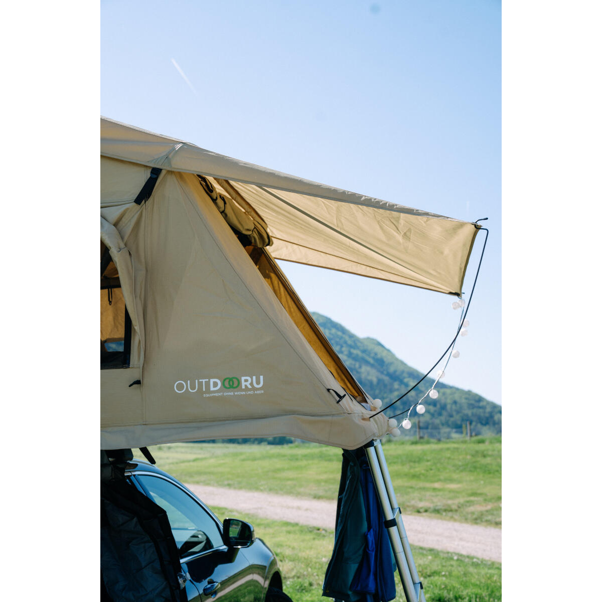 Dachzelt Expedition - 3 Pers. 140cm Grau - inkl. Leiter, PVC Cover 6/8