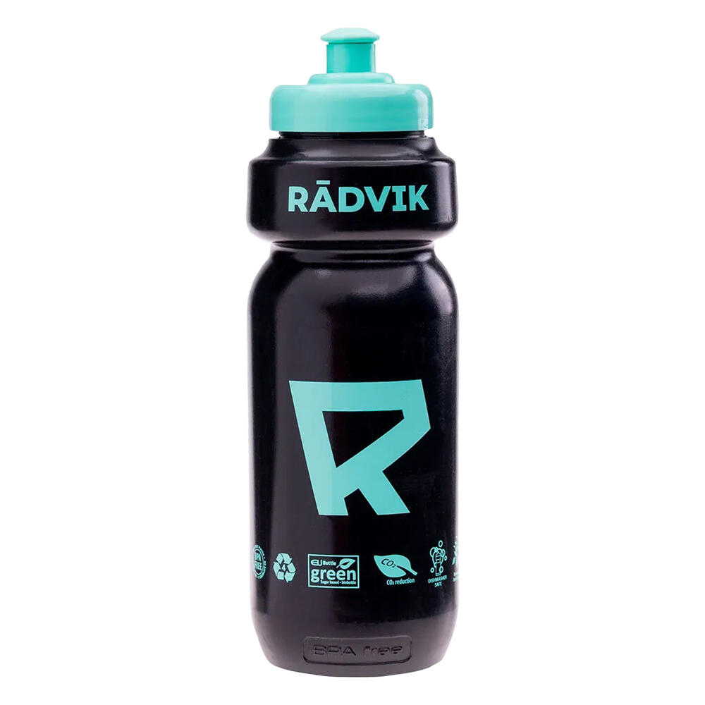 RADVIK 650 Ml Bottiglia Per Acqua Radvik Biobidonic Nero Mint
