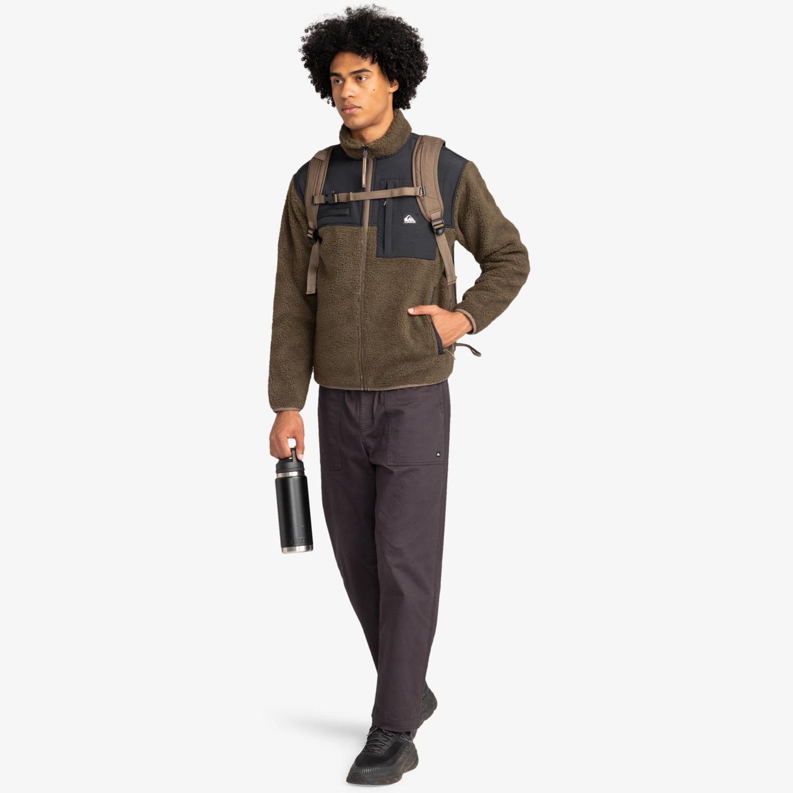 Sweatshirt mit Reißverschluss SHALLOW WATER Braun Herren 7/7