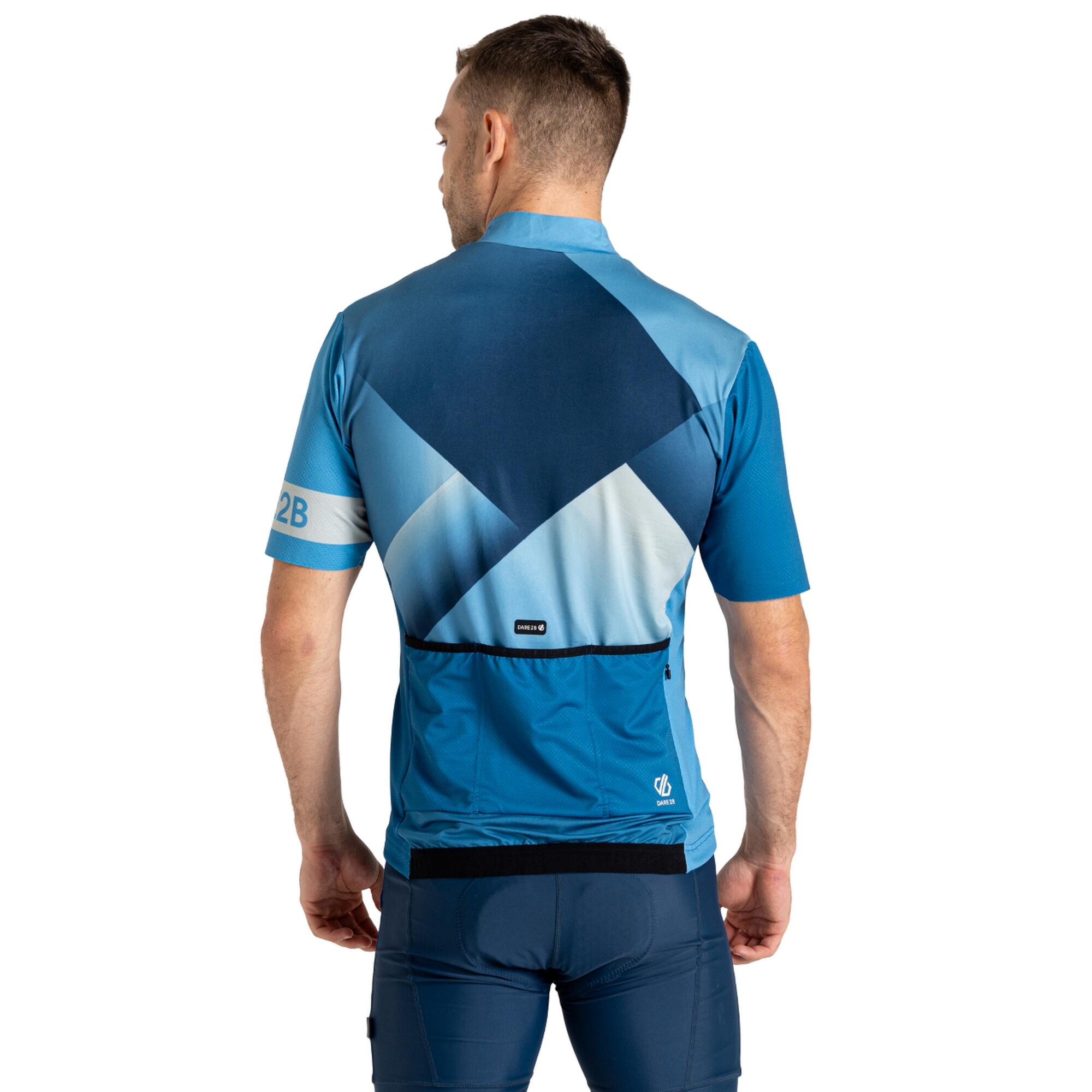Top Maniche Corte Uomo Dare 2B AEP Pedal II Blu Acciaio Blu Heritage 4/5