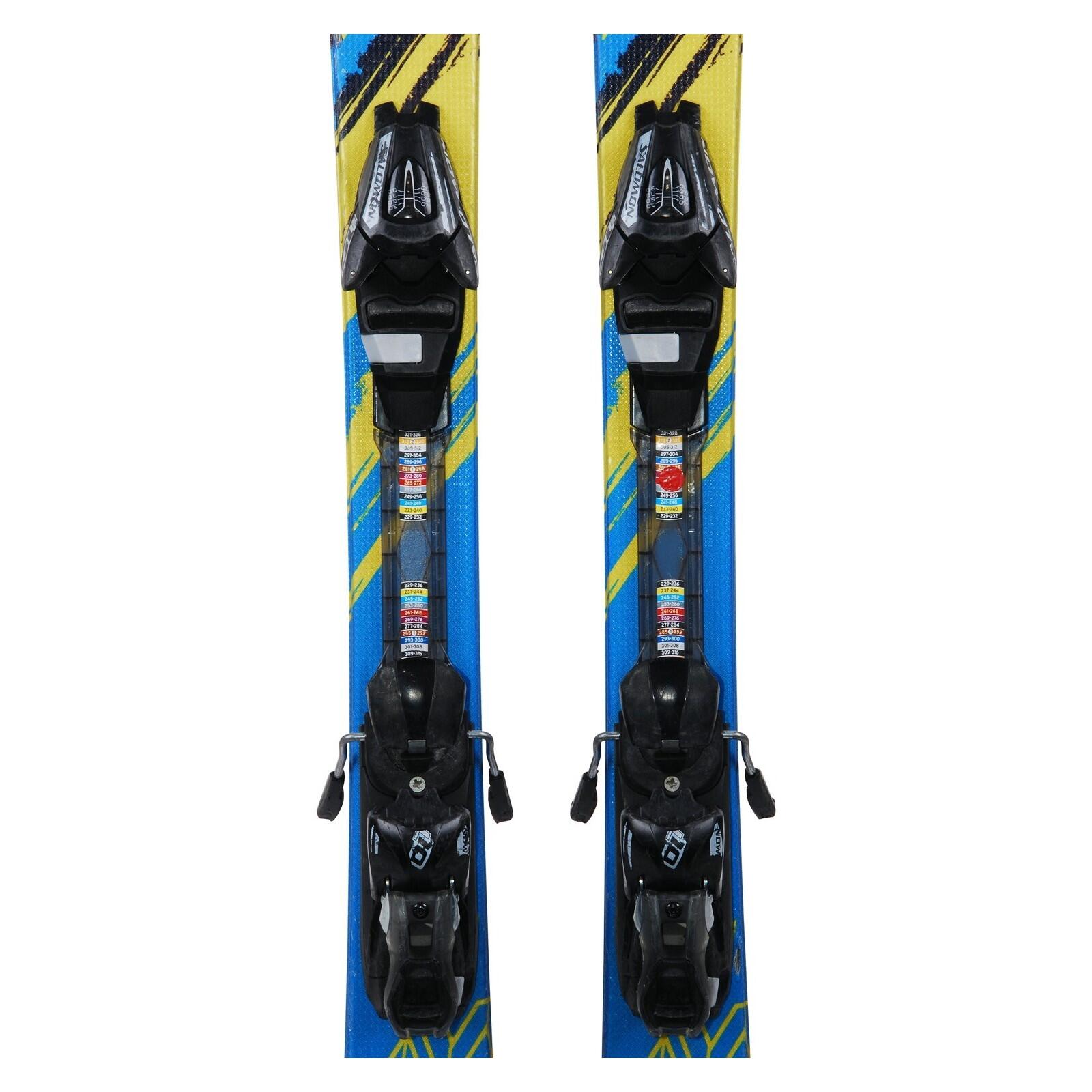RECONDITIONNE - Mini Ski Salomon Shortkart + Fixations 3/5