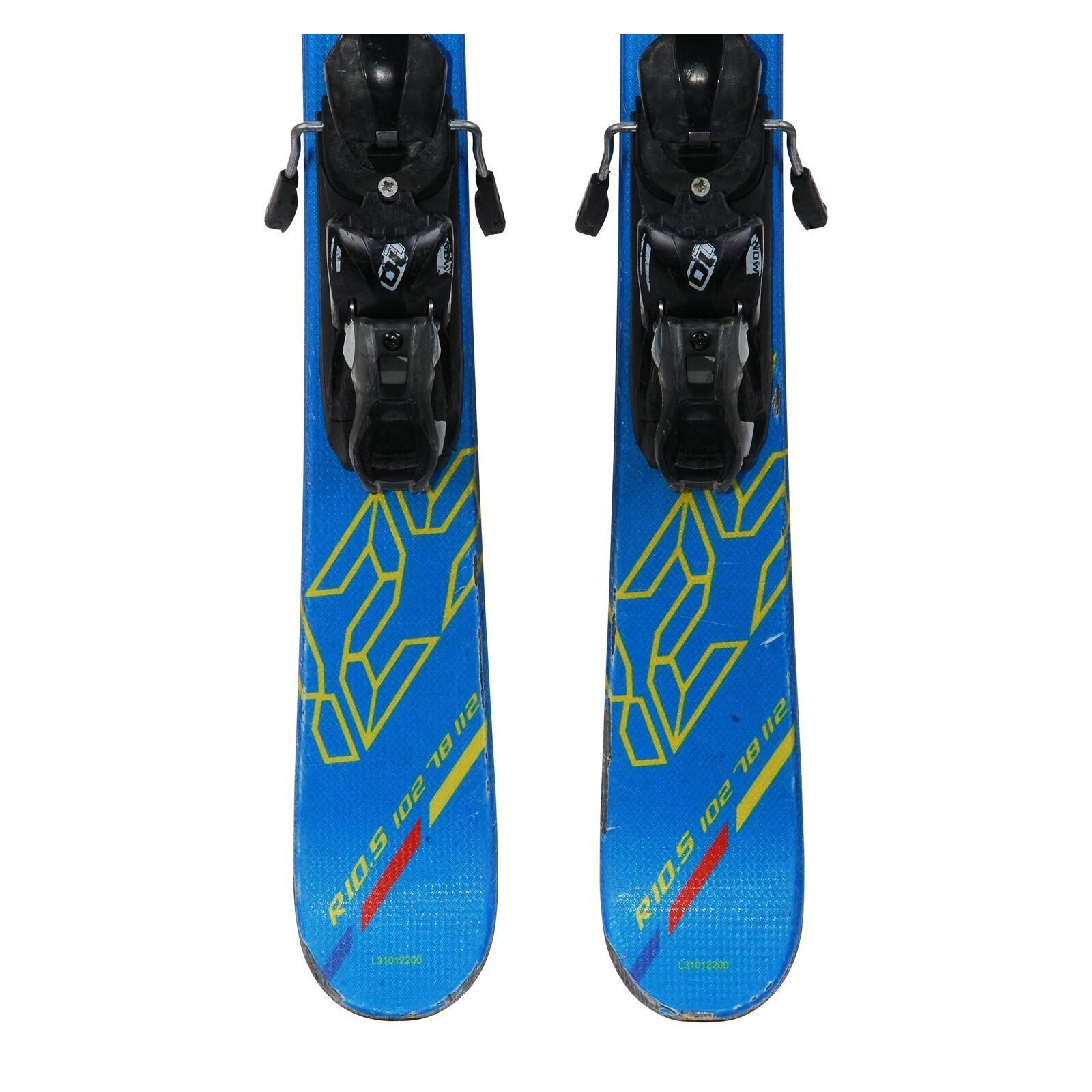 RECONDITIONNE - Mini Ski Salomon Shortkart + Fixations 4/5