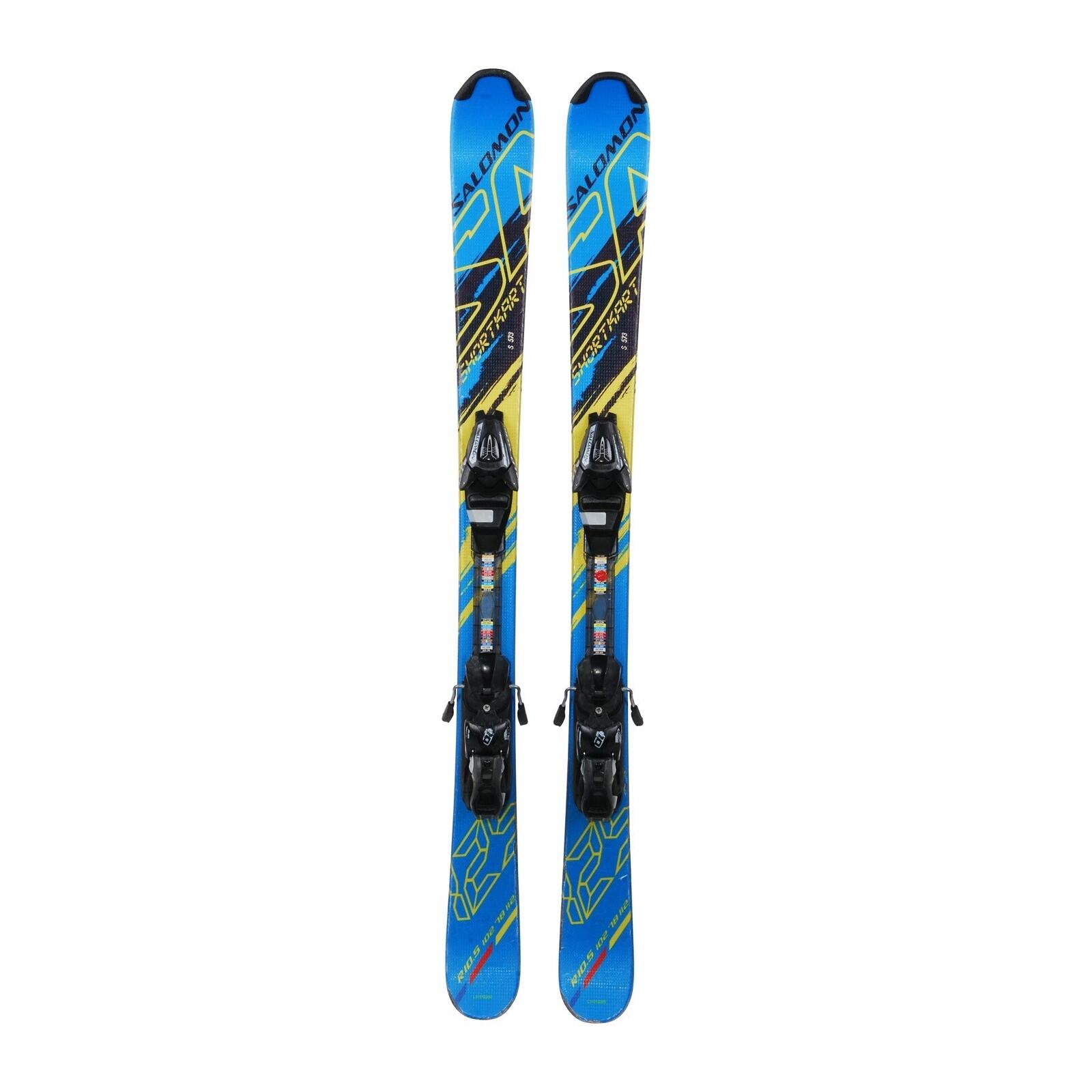 RECONDITIONNE - Mini Ski Salomon Shortkart + Fixations 1/5
