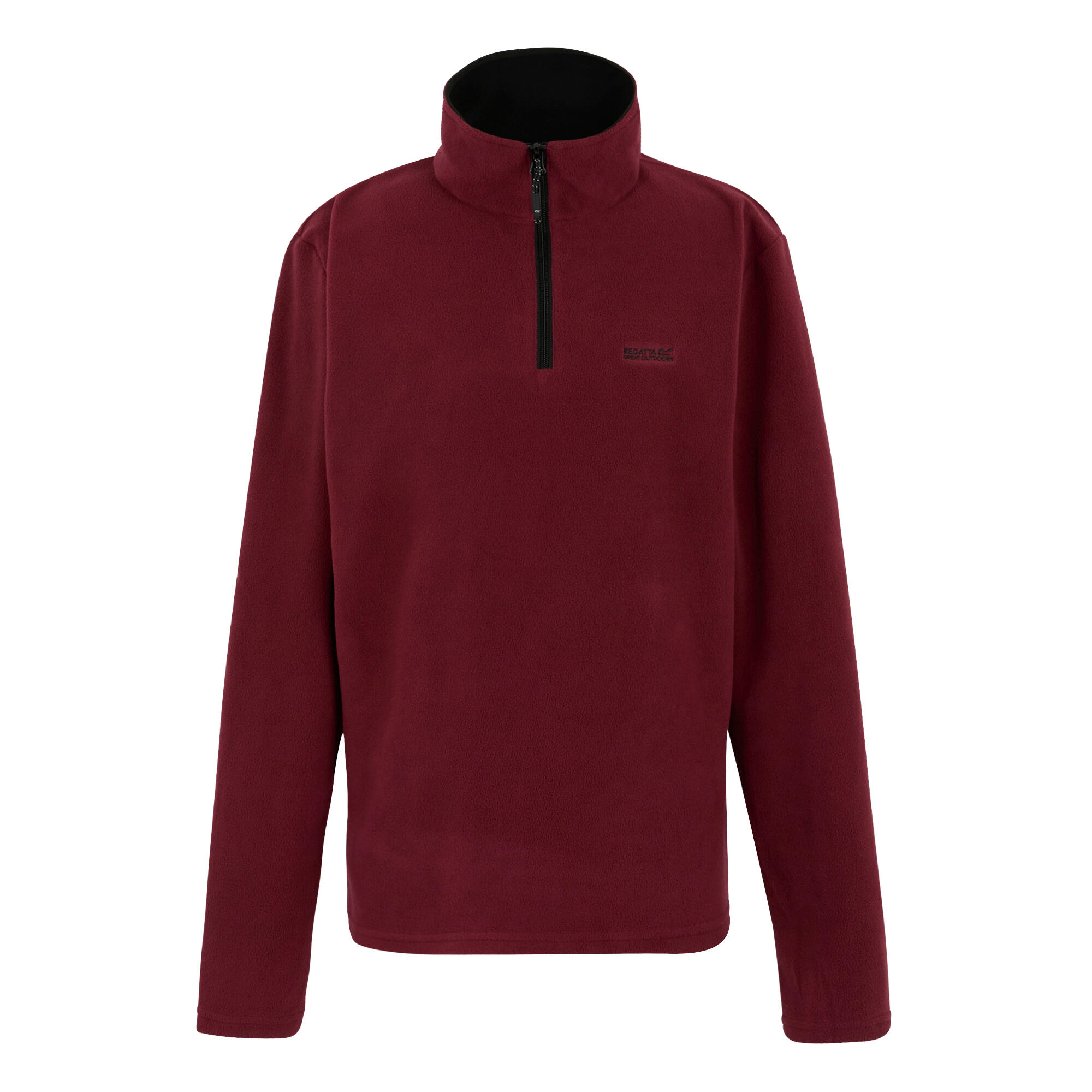 REGATTA Great Outdoors Mens Thompson Half Zip Fleece Top (Dark Maroon)