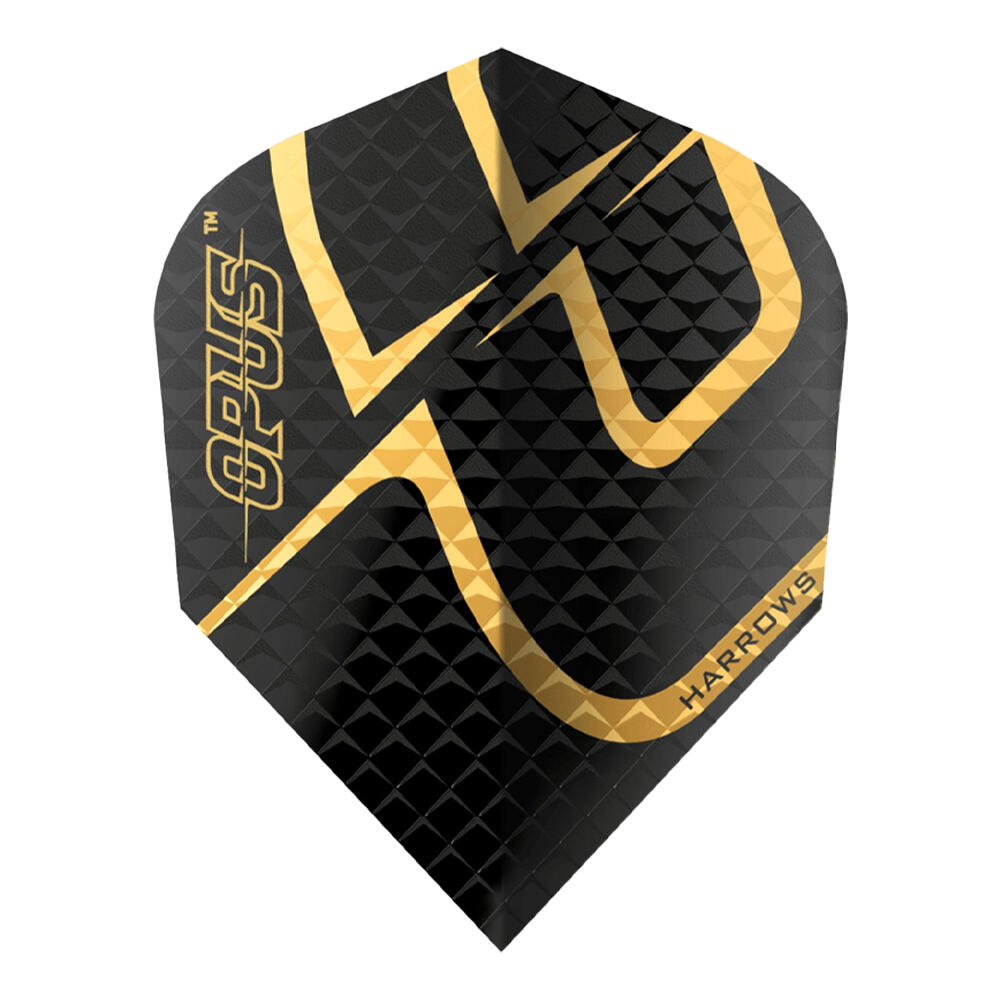 Plumas de Dardos Prime Packs de 3 Negro, Dorado 2/2