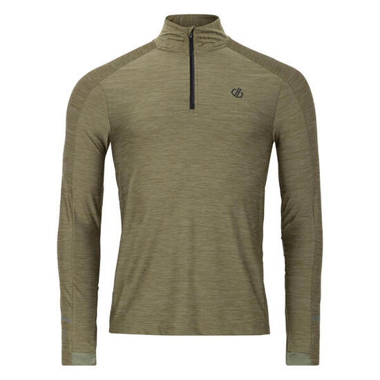 Maglia Leggera Uomo Dare 2B Power Up II Marna Olivina Verde Nero