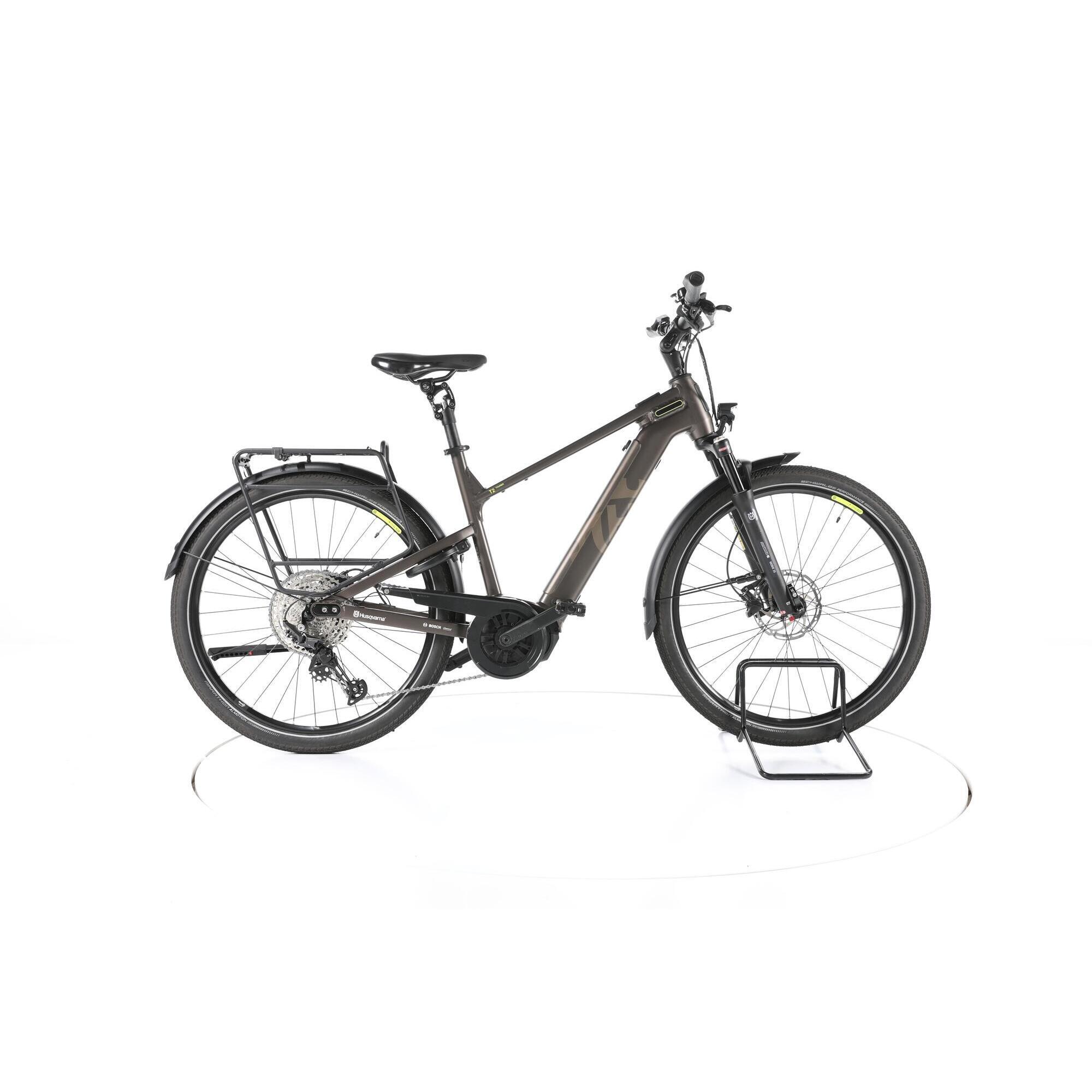 Husqvarna E-bicycles - Reconditionné - Husqvarna Tourer T2 Vélo Électrique Herren 2023 - Très Bon - Vélo De Voyage - Gris - Moyen - Decathlon