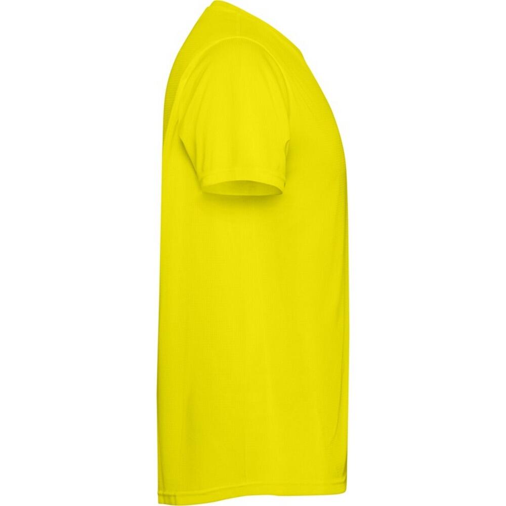 Heren Estoril Tshirt met korte mouwen (Fluorescerend Geel) 3/4