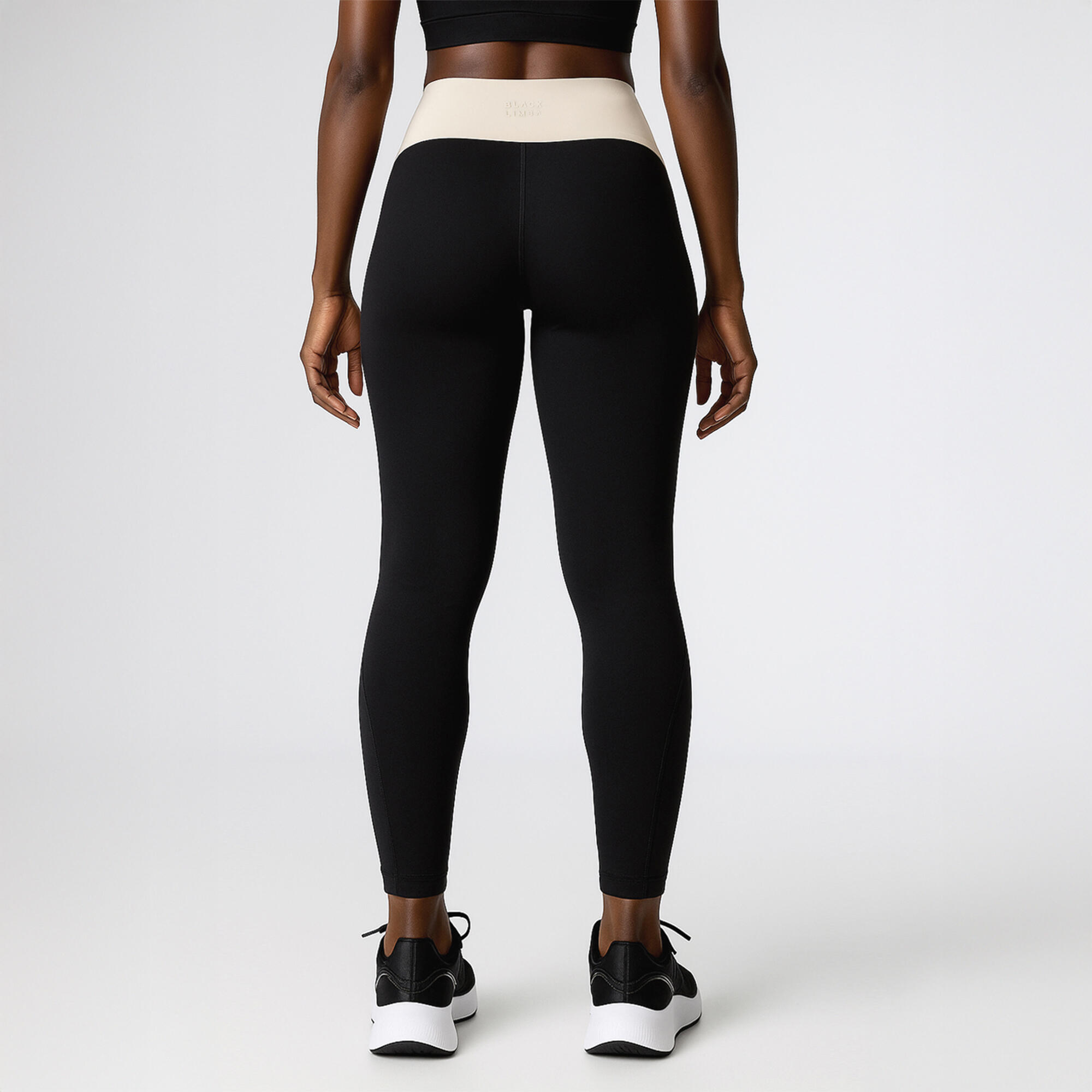 Conjunto desportivo Top+Legging Torque Line das mulher Black Limba 6/7