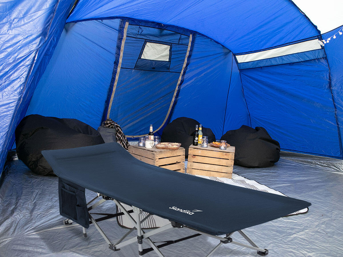 Recondicionado - Cama de campismo - Viia - dobrável confortável - 208 x 75 cm 5/7