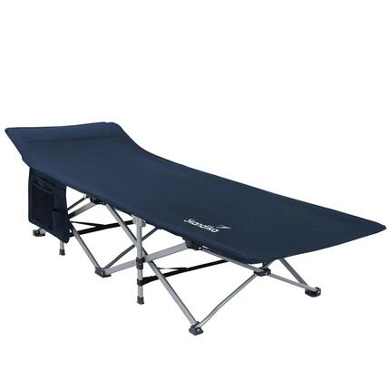 Seconde vie - Lit de Camp Viia - lit d'appoint Camping Pliant - 208 x 75 cm