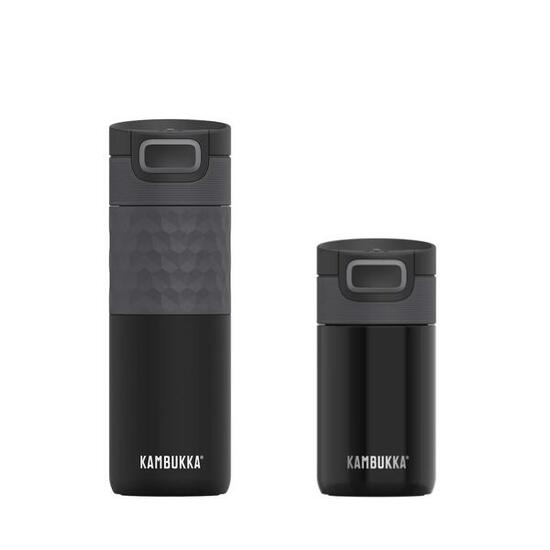 Kambukka Kubek tremiczny Etna 500ml + 300ml Zestaw dla par Obsidian