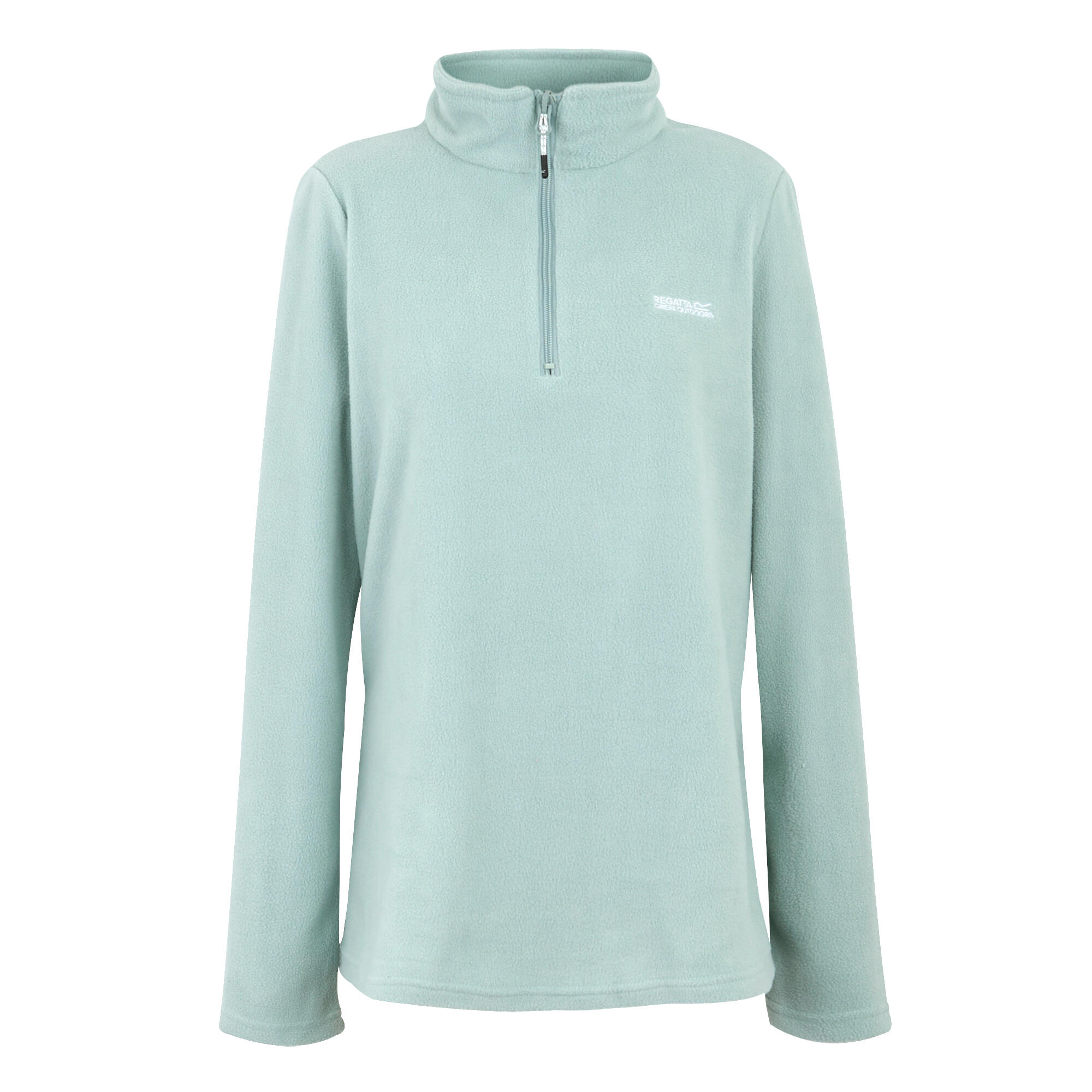 REGATTA Great Outdoors Womens/Ladies Sweetheart 1/4 Zip Fleece Top (Green Haze)