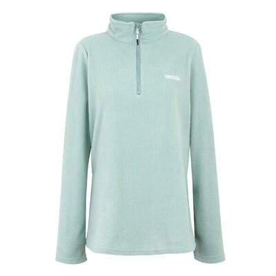Geweldige outdoors dames sweetheart 1/4 zip fleece sweater (groene waas)