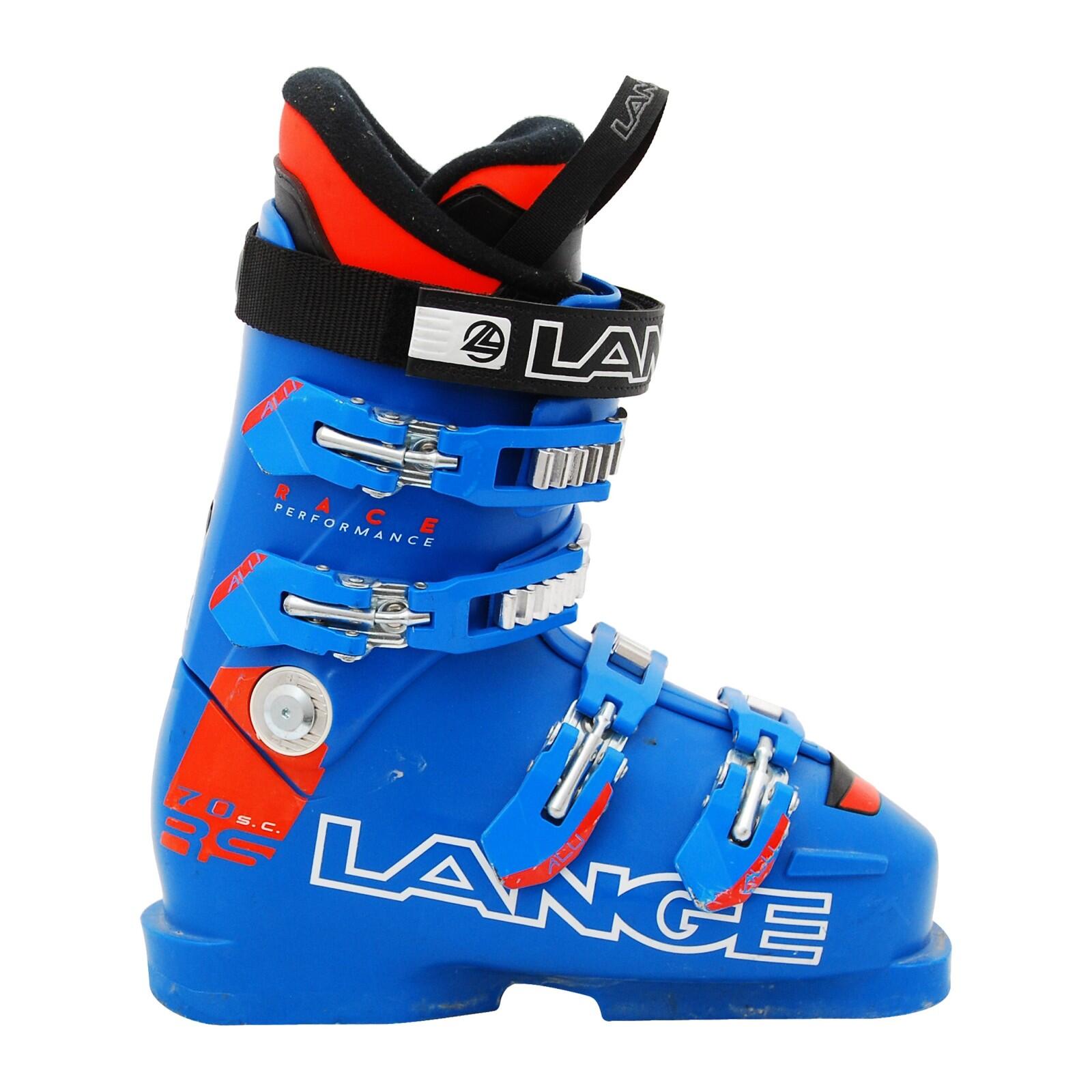 RECONDITIONNE - Chaussure De Ski Junior Lange Rs 70 Sc_4 Crochets + 1/5
