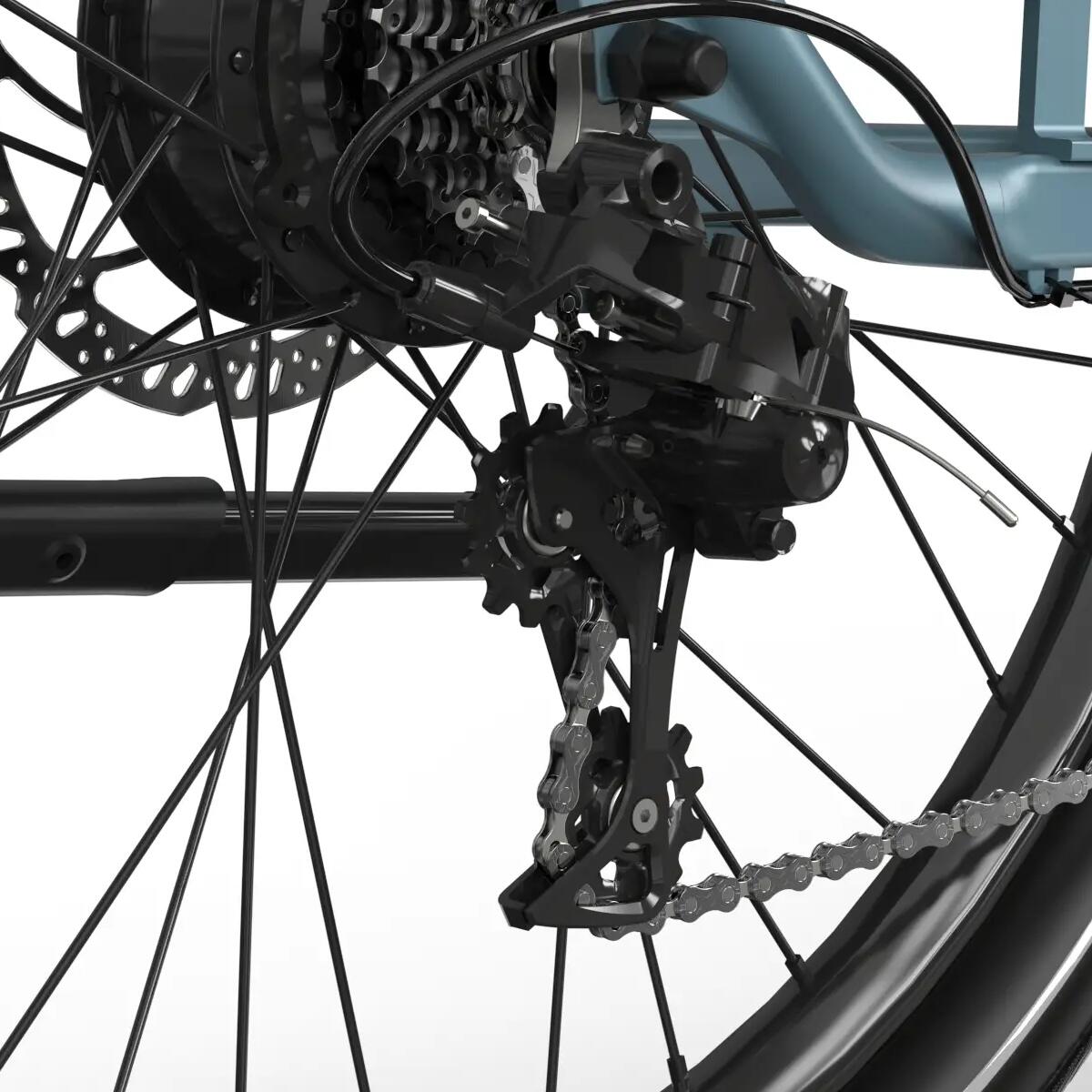 Elektrokolo JOBOBIKE Dyno City s 8stupňovou přehazovačkou Shimano 3/7