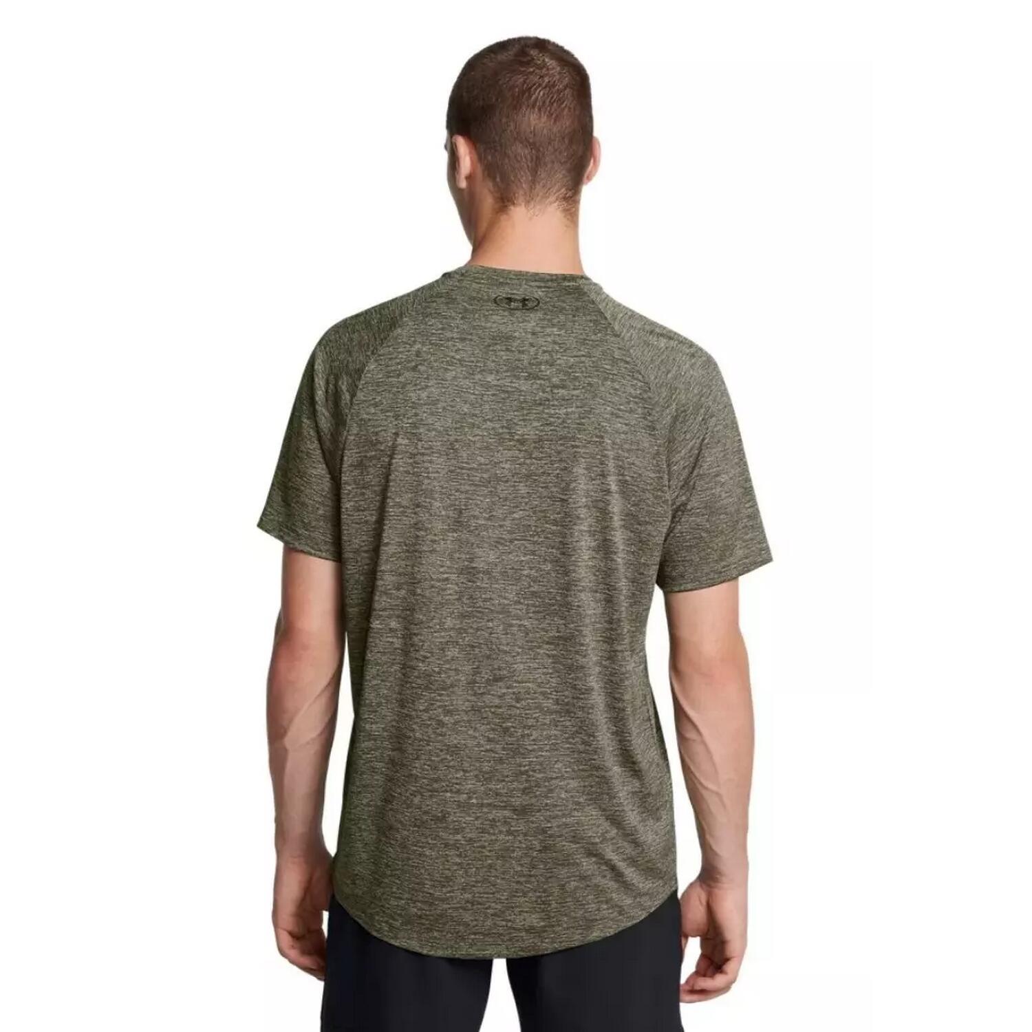 Mens Tech ShortSleeved TShirt (Marine OD Green) 3/4