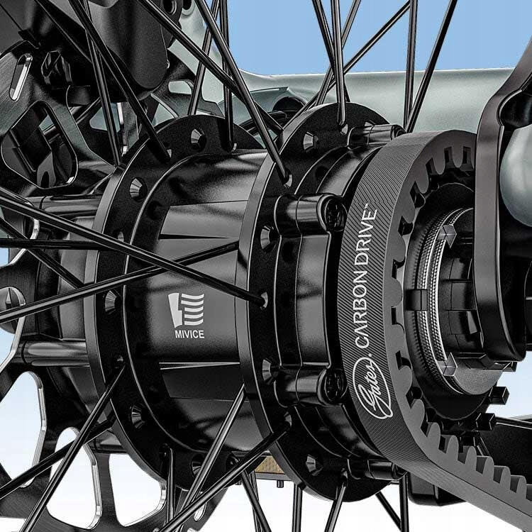 Rower elektryczny FIIDO AIR CARBON (28'') lekki, na pasku, M 6/8
