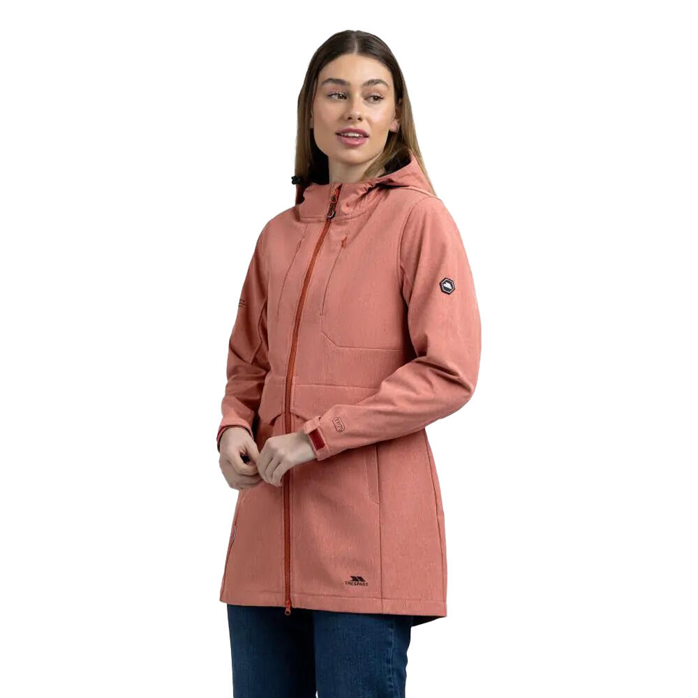 Giacca Soft Shell Donna Trespass Aylmer Siena Bruciata Marna 3/4