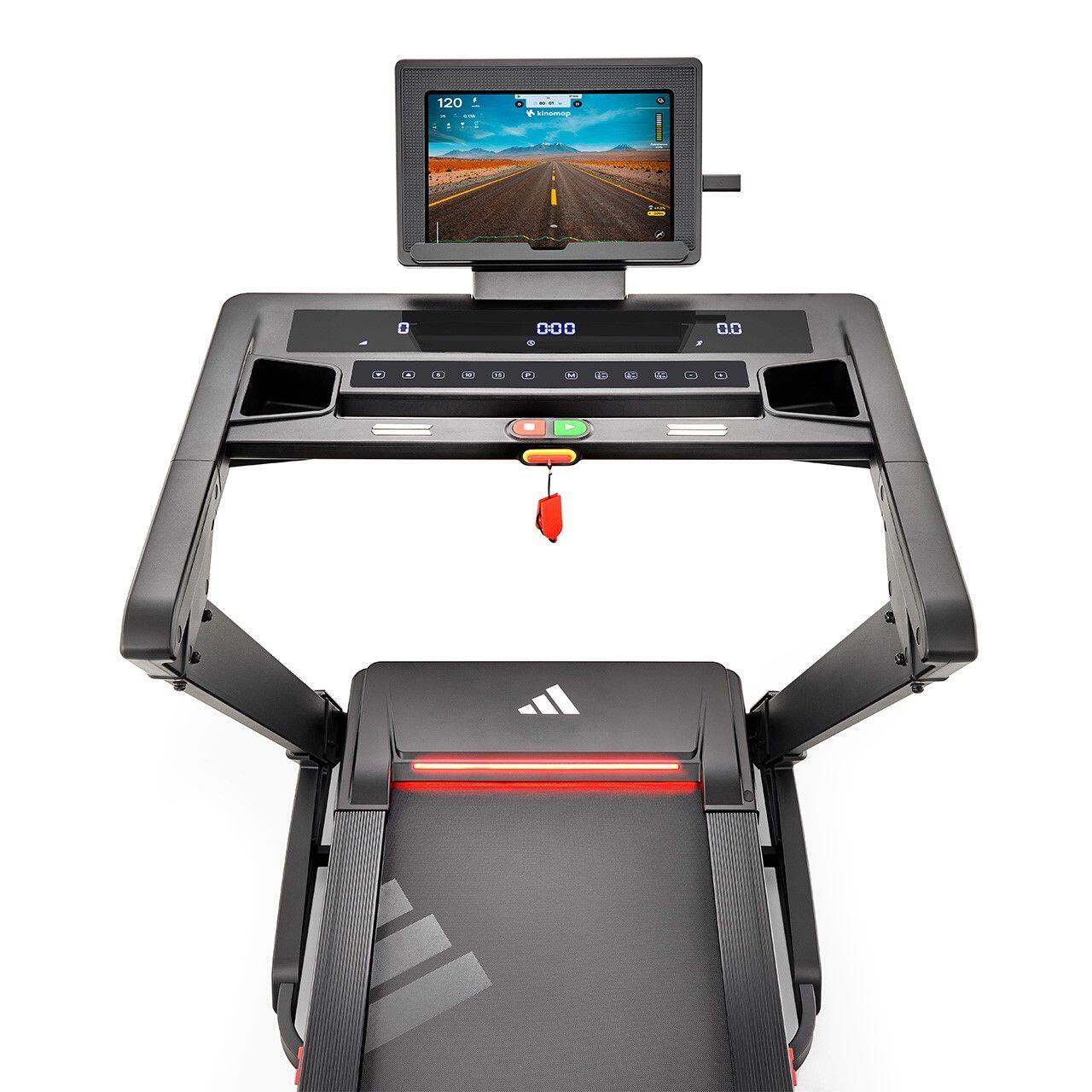 Tapis de Course T-25- Kinomap, Zwift - 19 km/h - 145x54 cm - LED 4/8