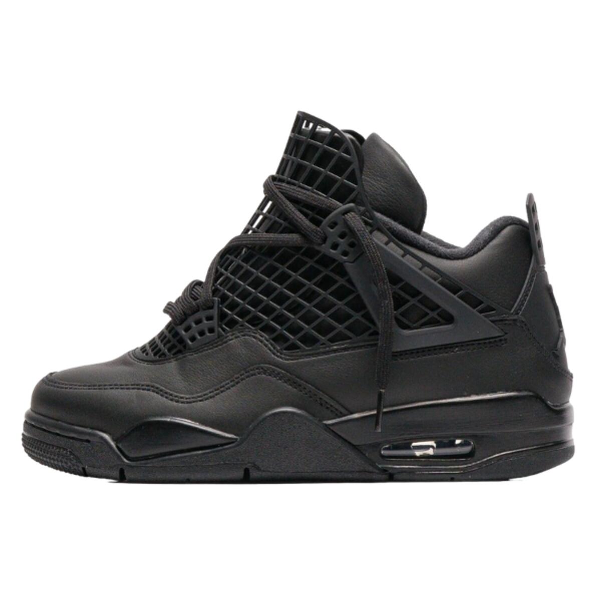 JORDAN Scarpe  4 Retro Net Black