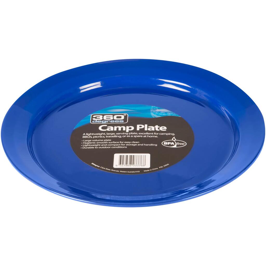 Тарелка за кемпиране 360 Degrees Camp Plate, диаметър 25 см, без BPA