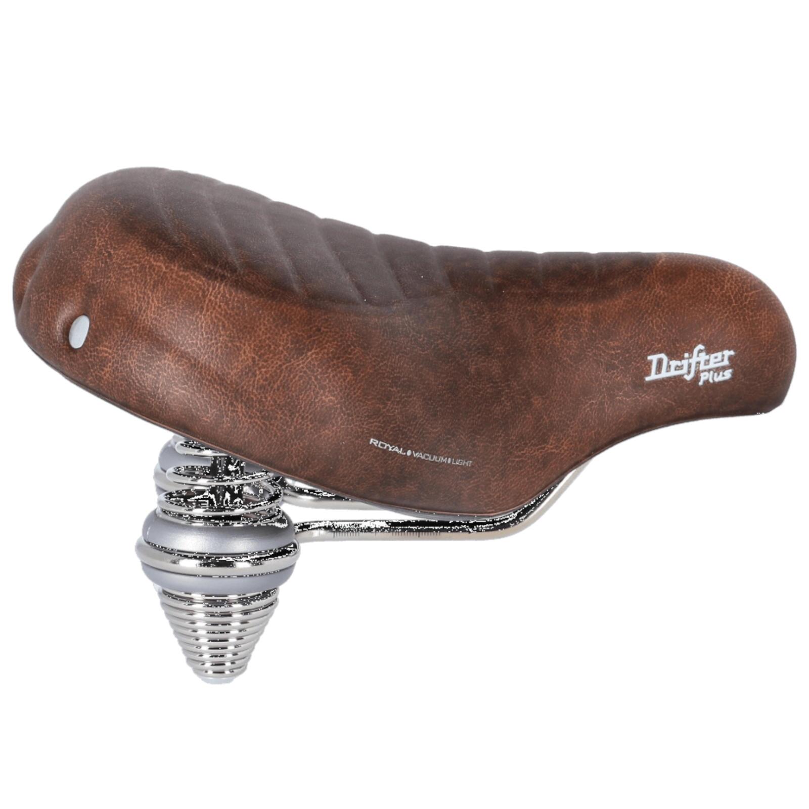 Sella per bicicletta Drifter Plus Premium, marrone, Unisex