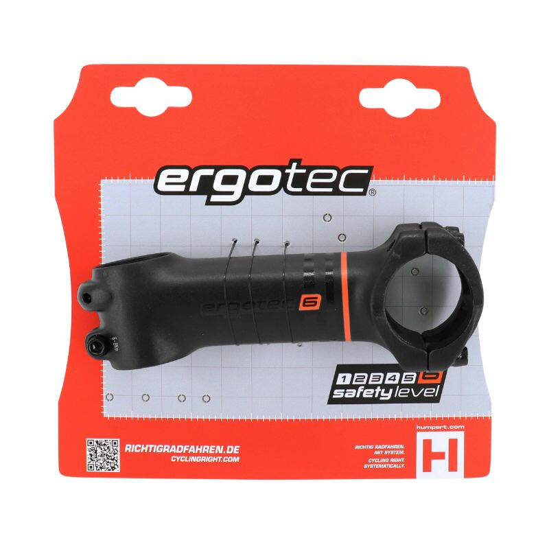 Vorbau MTB Alu schwarz fix cintre pour fourche Ergotec Ray 1"1-8 homologue nivea 7/7