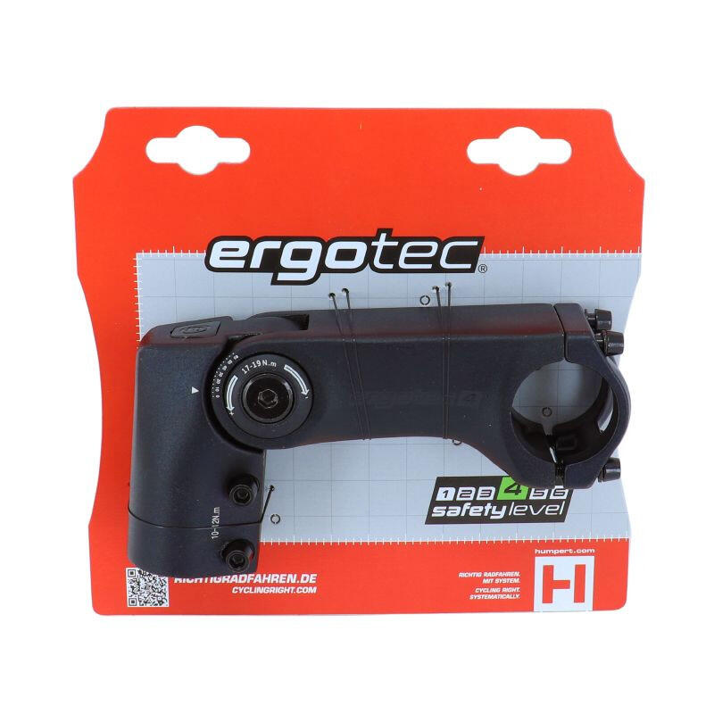 Potence VTT -Urbain-Trekking reglable rehausse alu pour fourche Ergotec Sepia 31 4/4