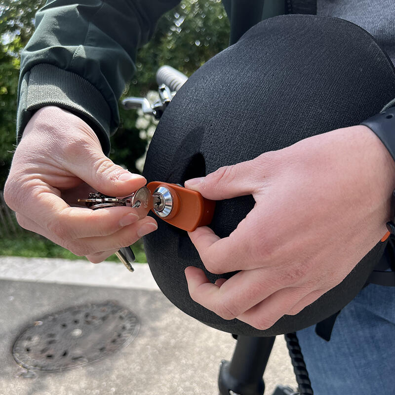 Kit à serrure OBH sur guidon : casque de vélo embarqué et sécurisé 5/9