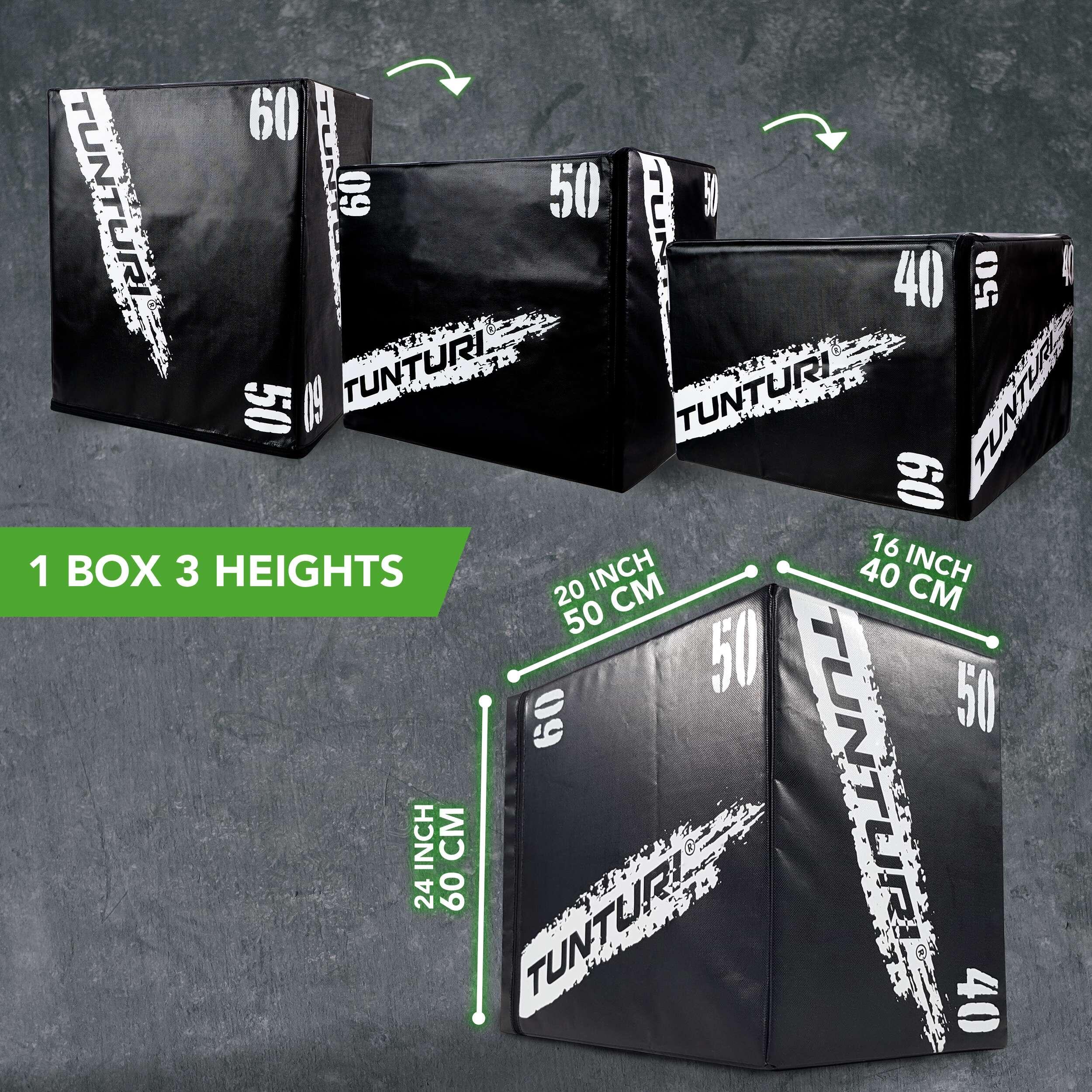 Tunturi Soft EVA Plyobox wooden black 3/7