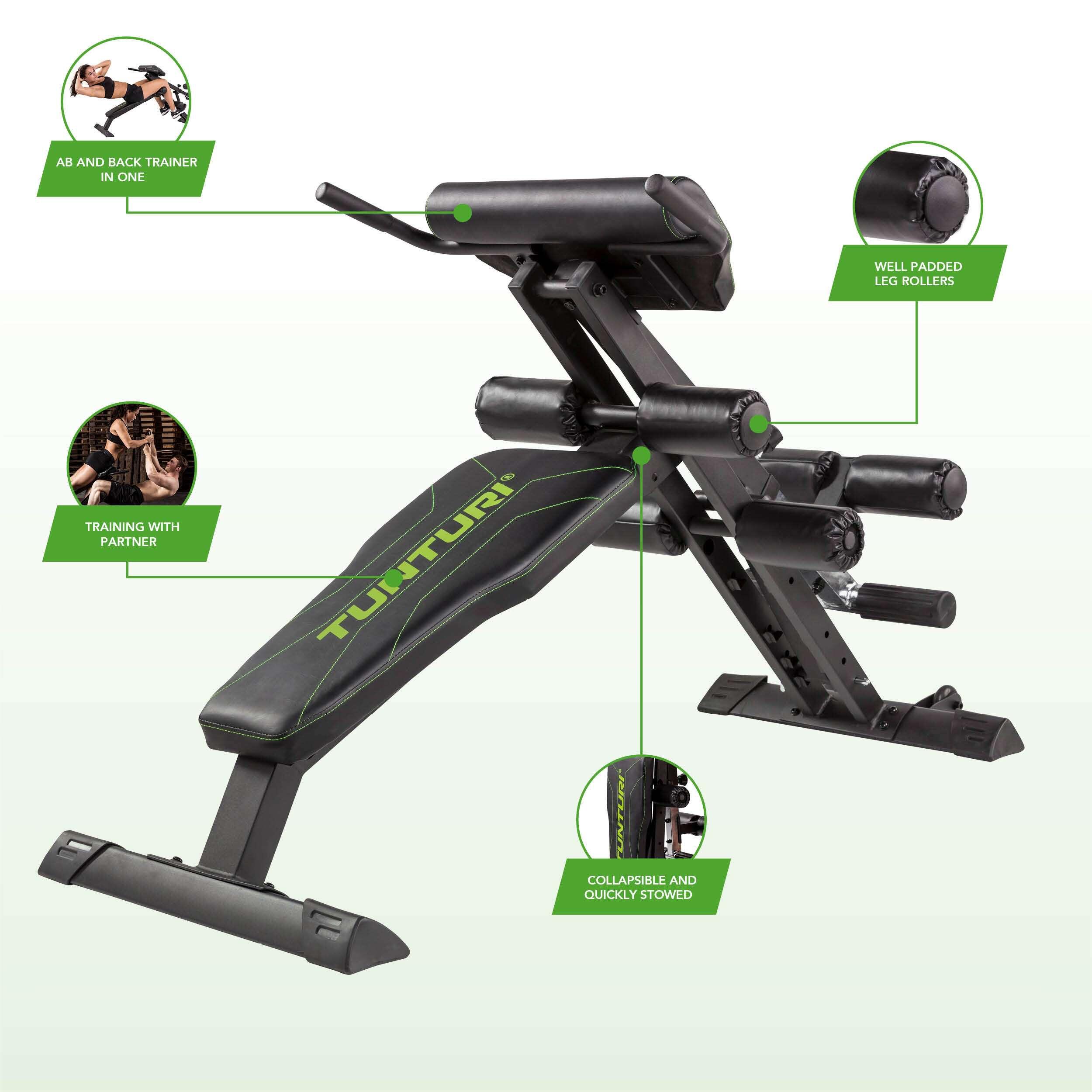 Ławka fitness - CT80 - Core Trainer - Składany
