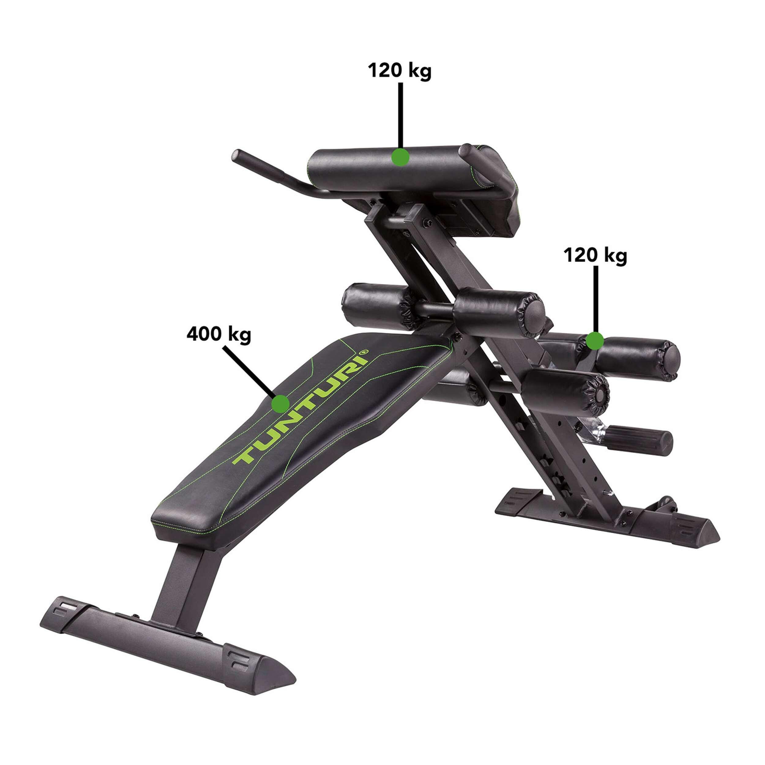 BANCO DE MUSCULACIÓN CT80 CORE TRAINER TUNTURI 5/7