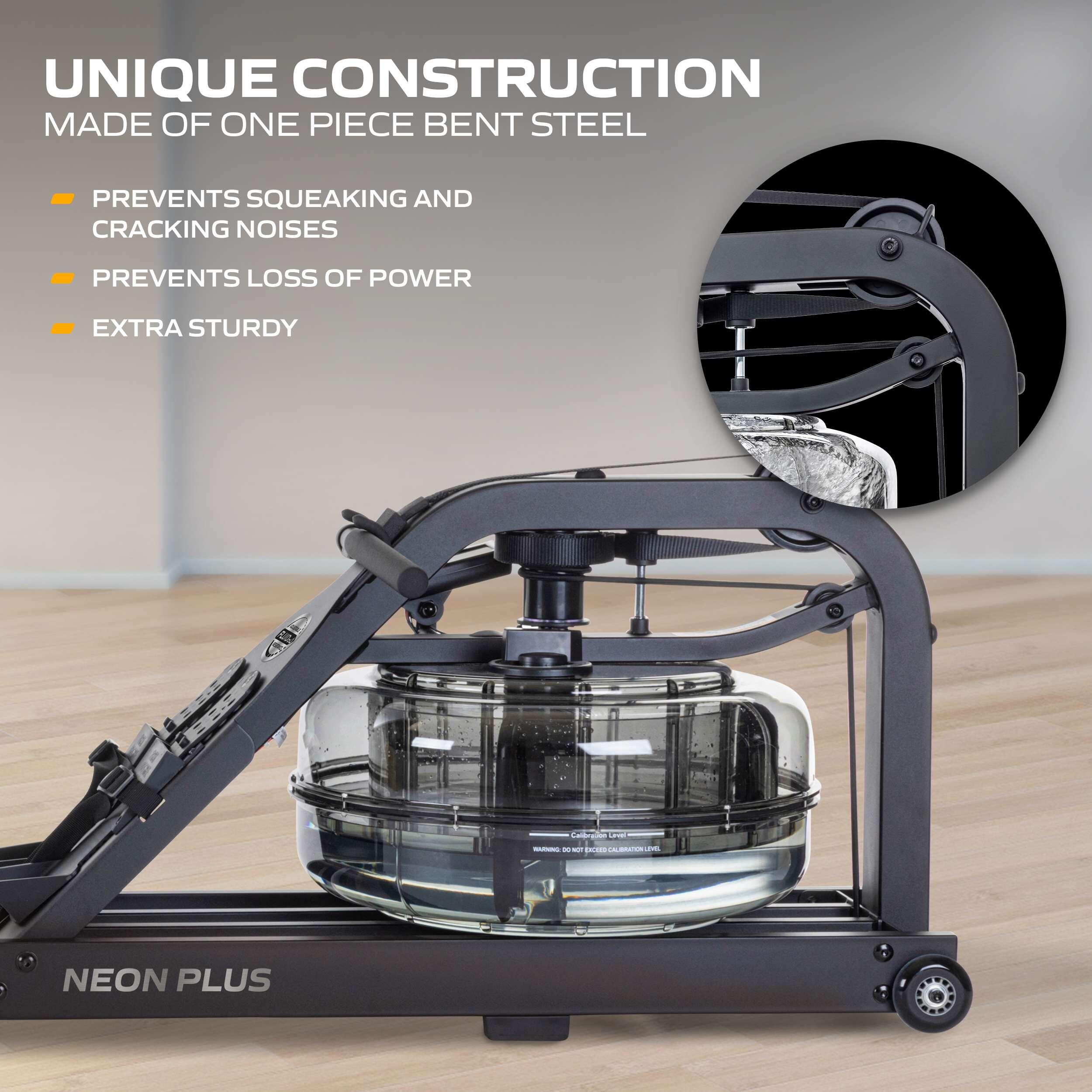Neon Plus - Appareil d'aviron - 4 résistances - Fluid Rower. 2/7