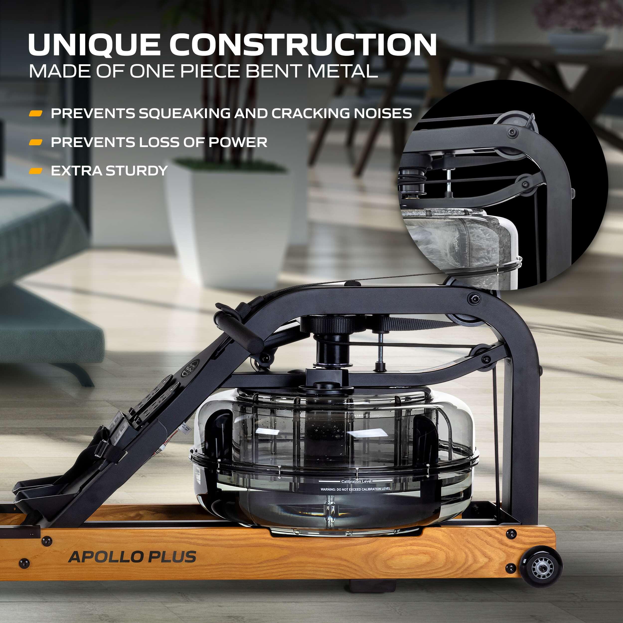 Rower Apollo Plus Rudergeräte - 4 Widerstanden - Herzfrequenzfunktion 2/7