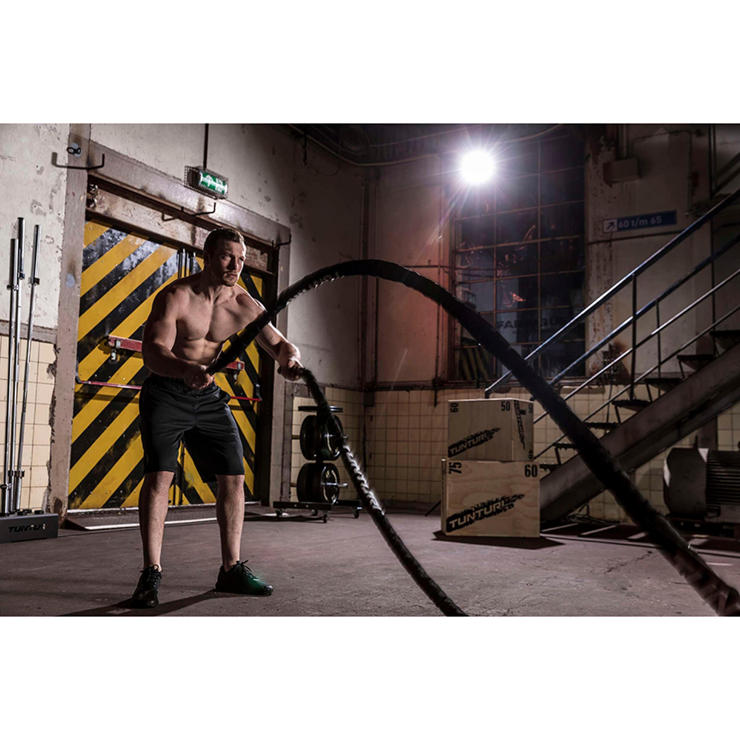Cuerda de entrenamiento Tunturi Pro con protección 15m 7/7